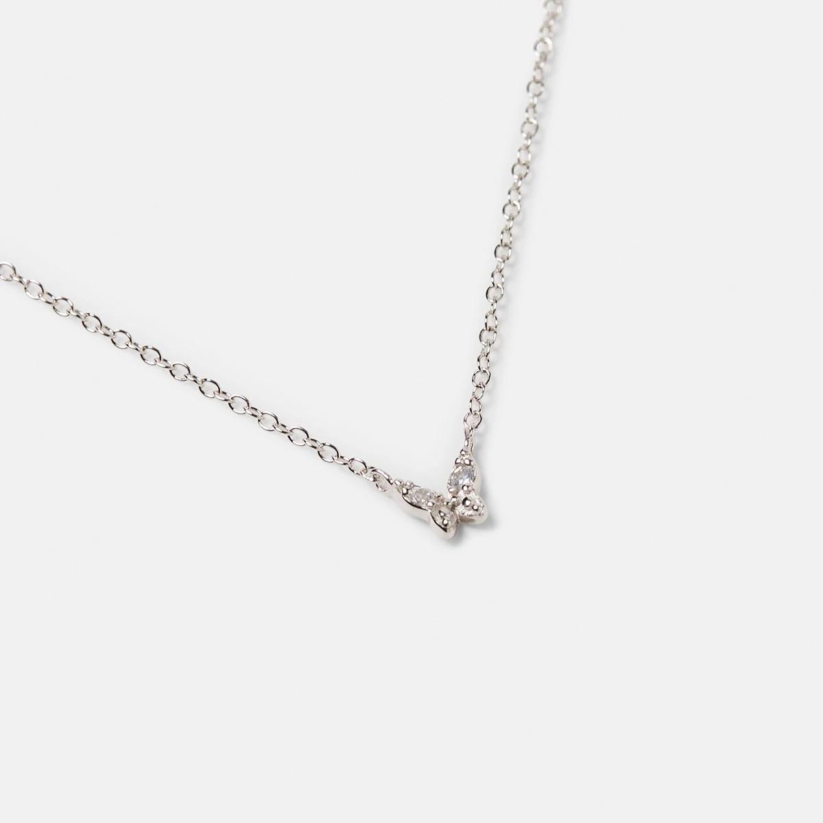 1 Sterling Silver Butterfly Necklace Silver, 1 of 4