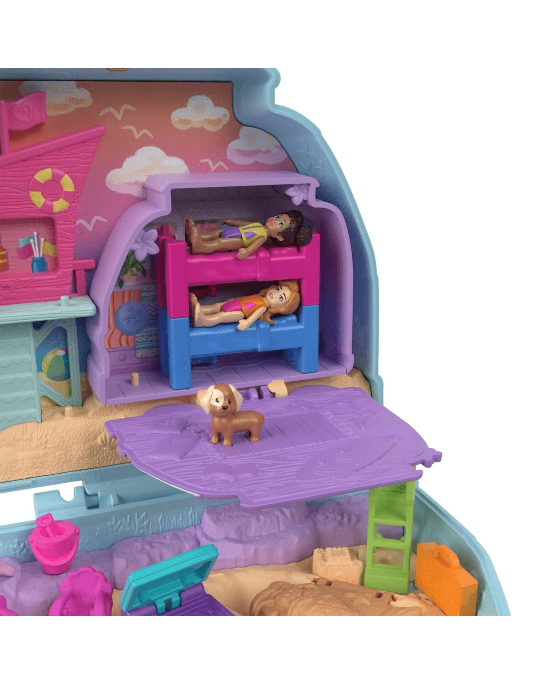 4 Polly Pocket Pocket World Compact Playset - Assorted, 4 of 8