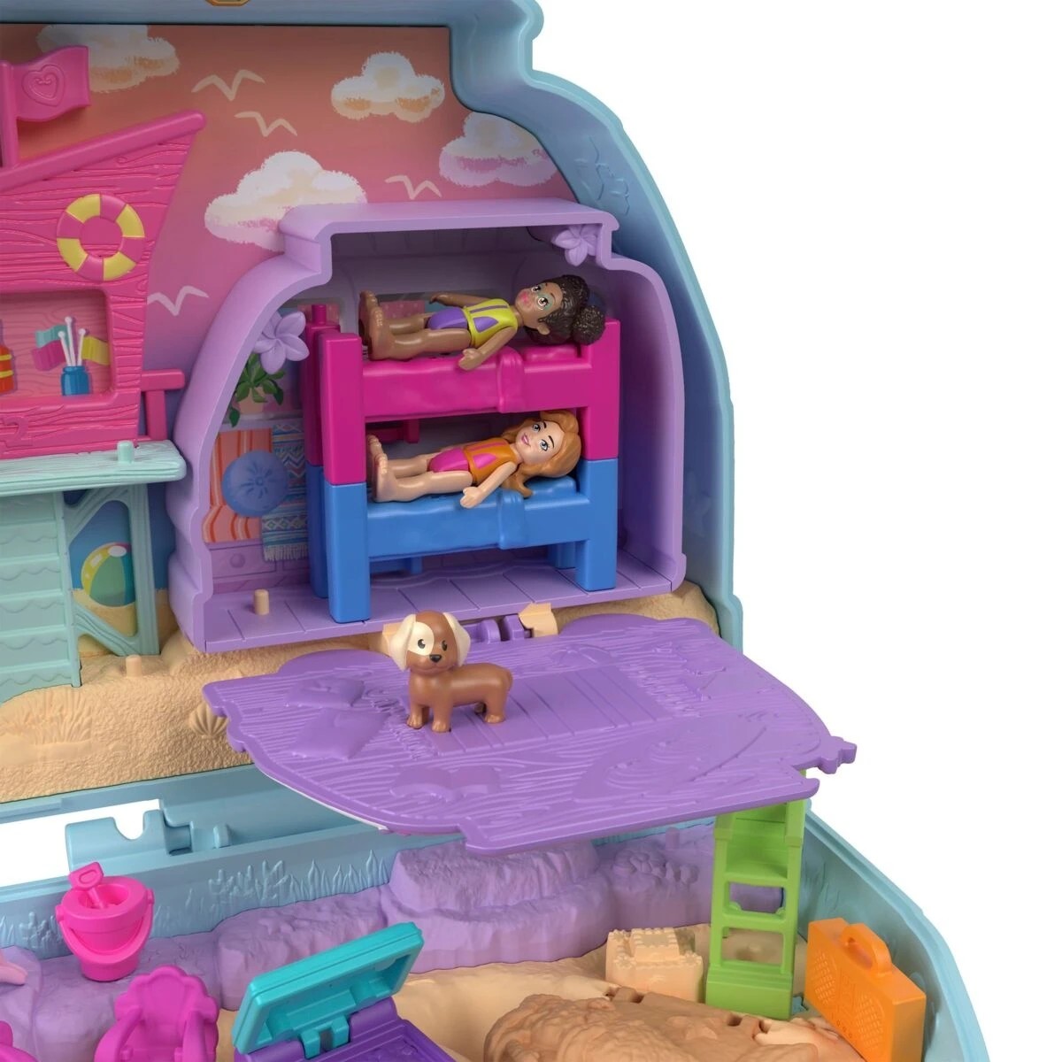 4 Polly Pocket Pocket World Compact Playset - Assorted, 4 of 8