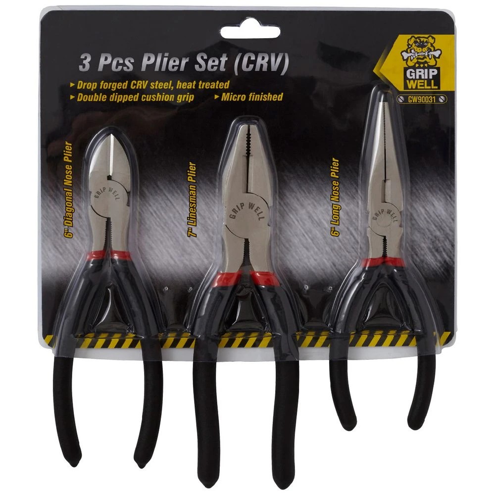 1 Gripwell Plier Set 3 Pack, 1 of 2