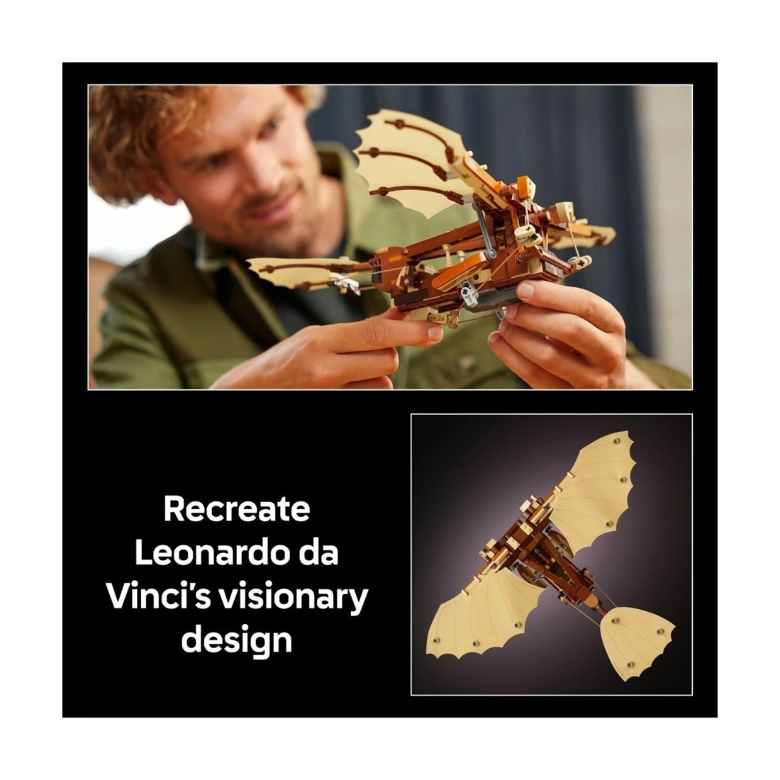 5 LEGO Icons Leonardo da Vinci's Flying Machine 10363, 5 of 10