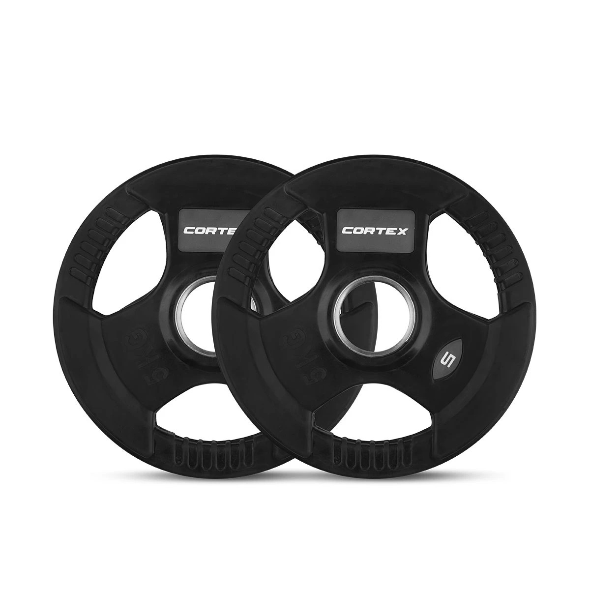 4 LSG GRK-110 with FID Bench, 90kg Olympic Weights - Barbell and Rubber Tri-Grip Plates - Black, 4 of 10