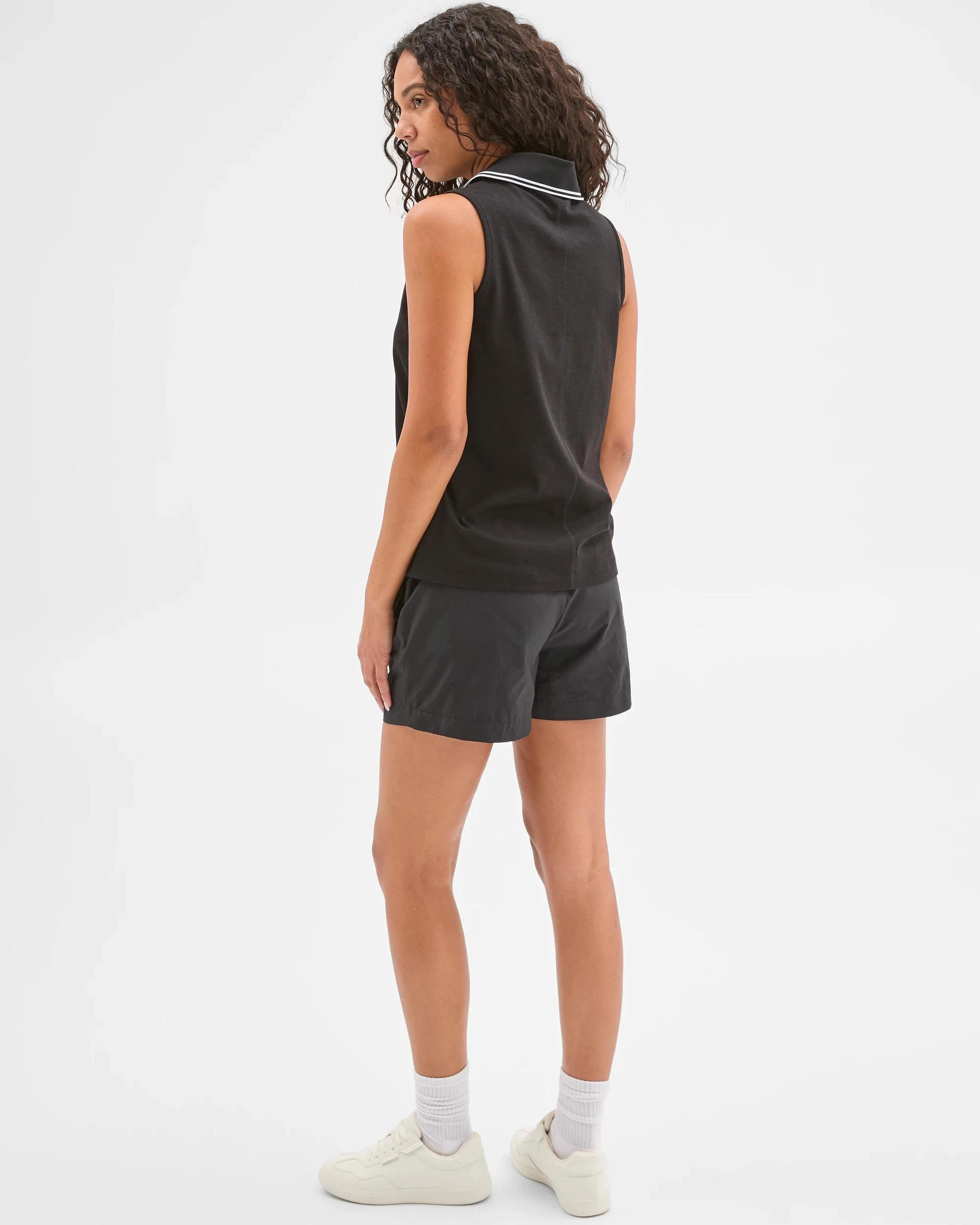 4 Target Active Polo Tank Top BLACK, 4 of 5