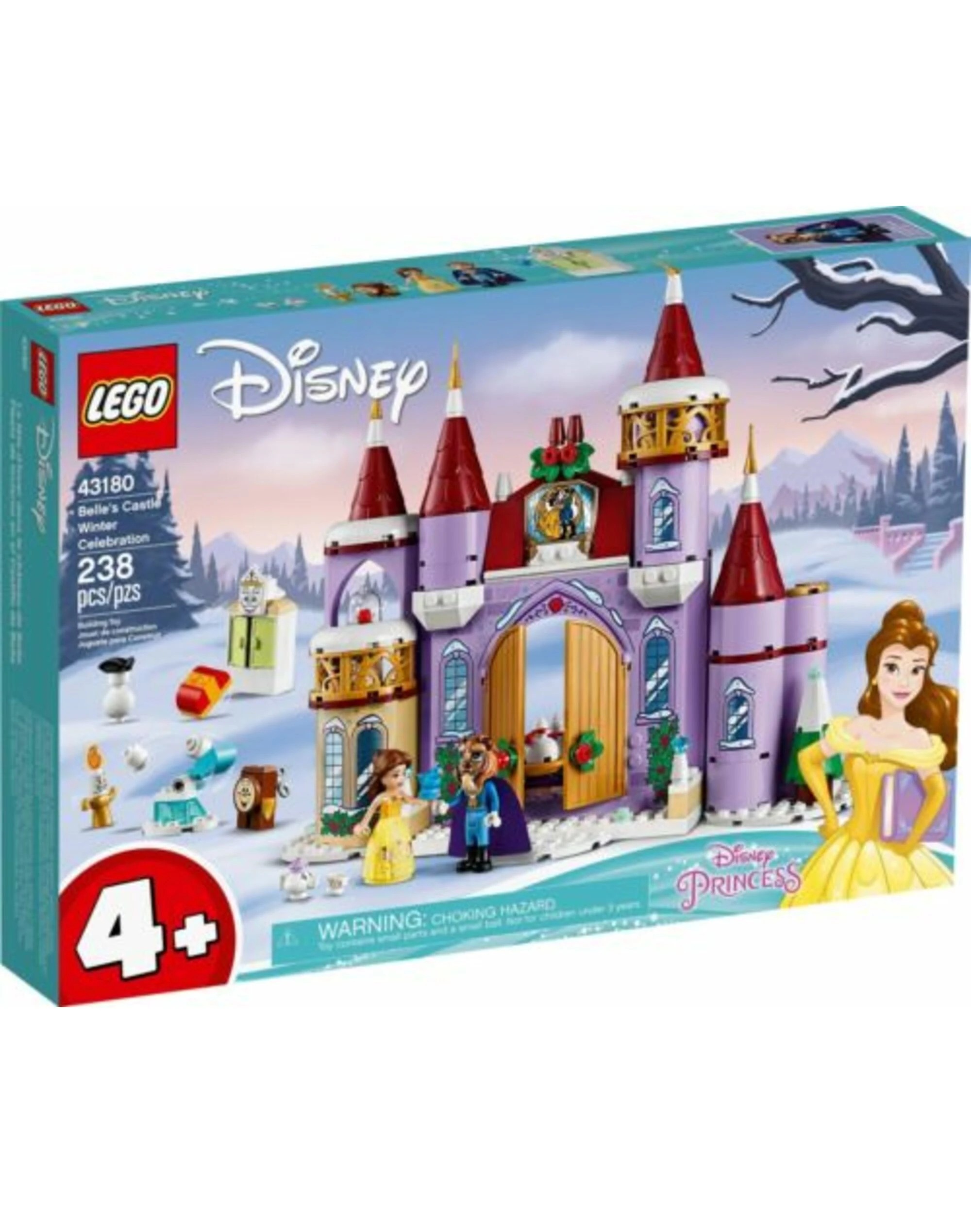 1 LEGO 43180 Disney Beauty and the Beast Belle's Castle Winter Celebration, 1 of 1