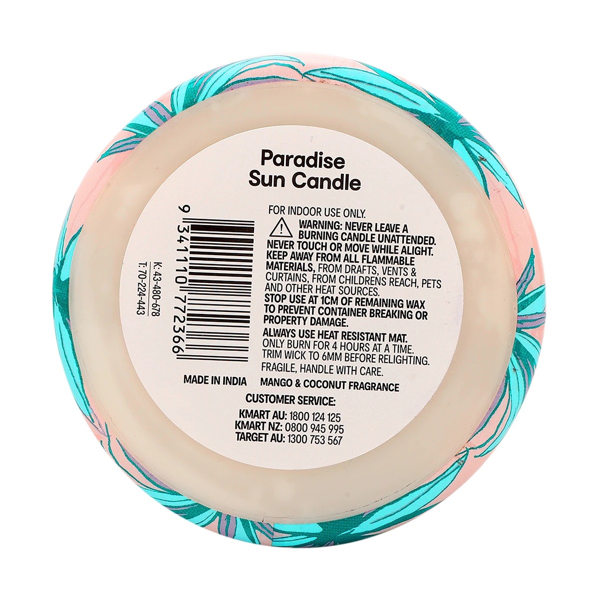 6 Paradise Sun Scented Candle, 6 of 6