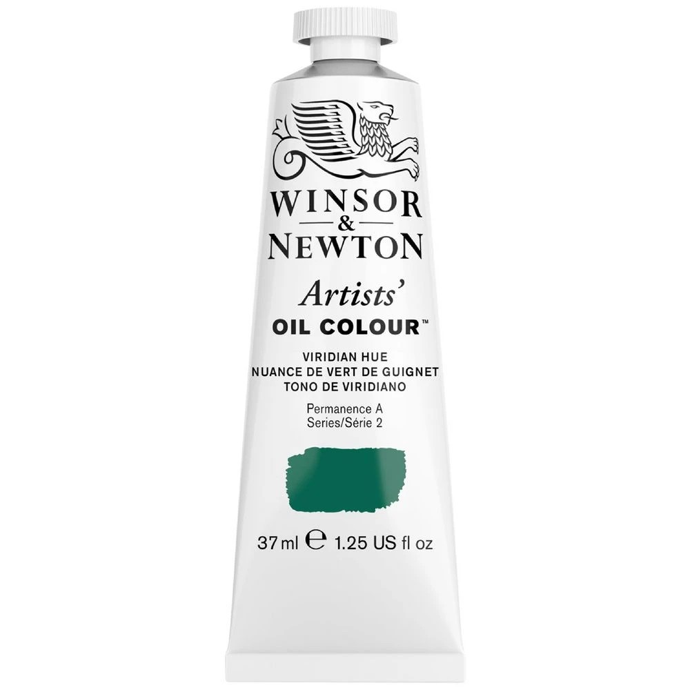 1 Winsor & Newton Artists' Oil Colour 37mL Viridian Hue S2, 1 of 5