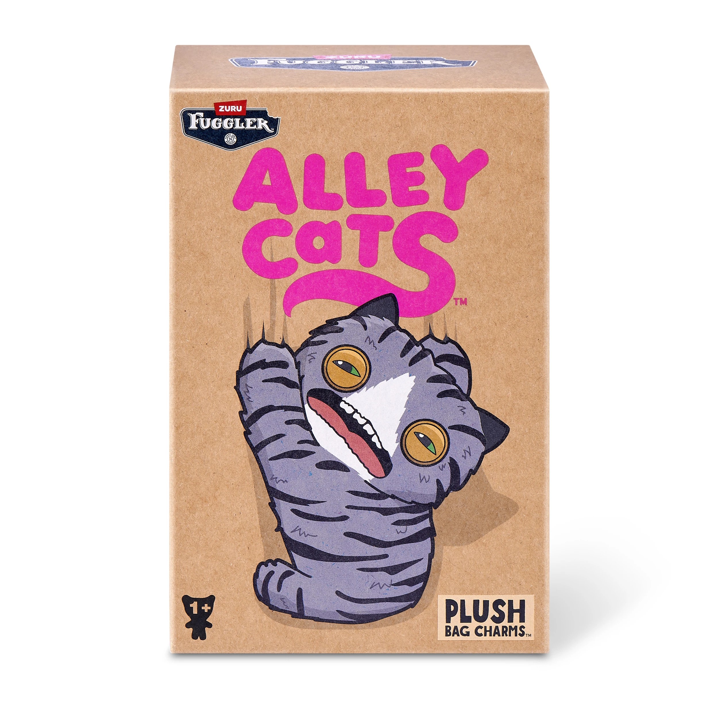 2 12cm Zuru Fuggler Alley Cats Plush Bag Charms - Assorted, 2 of 10