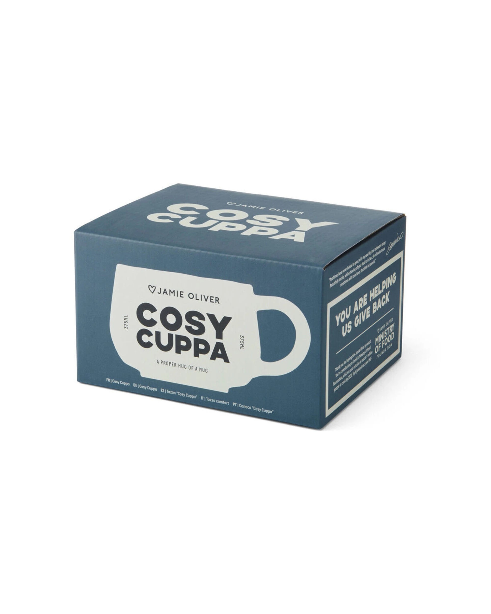 3 Jamie Oliver 4PK Big Love Cosy Cuppa Mug 375ml Stoneware Durable Everyday Use - White, 3 of 6