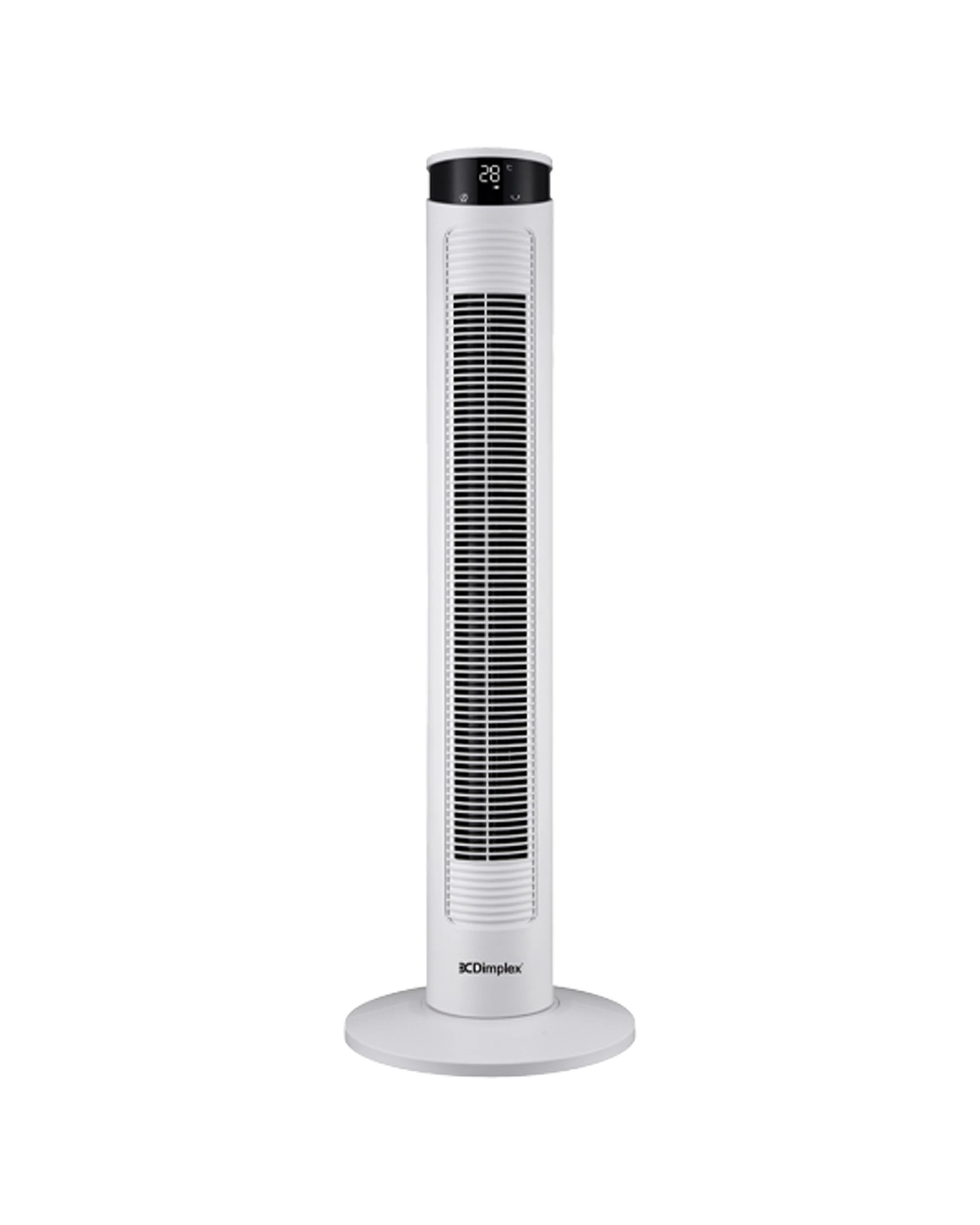 4 Dimplex 91cm 45w 3 Speed Cooling Portable Oscillating Tower Fan W/ Remote - White, 4 of 6