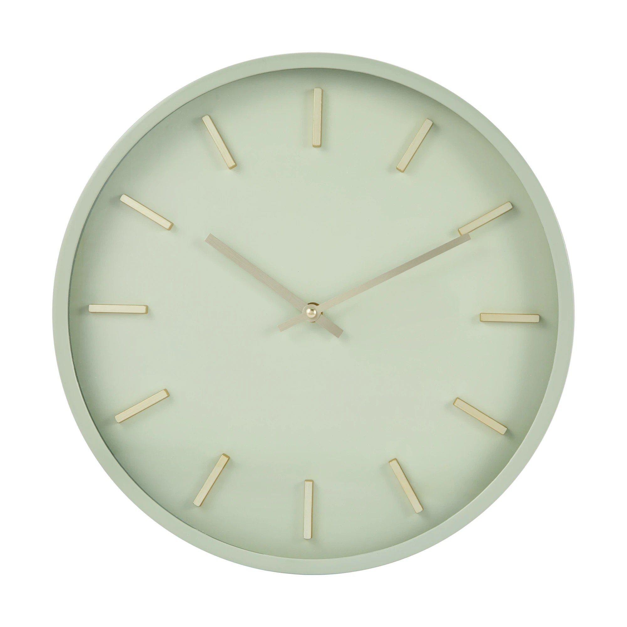 1 Sage and Gold Look Clock, 1 of 6