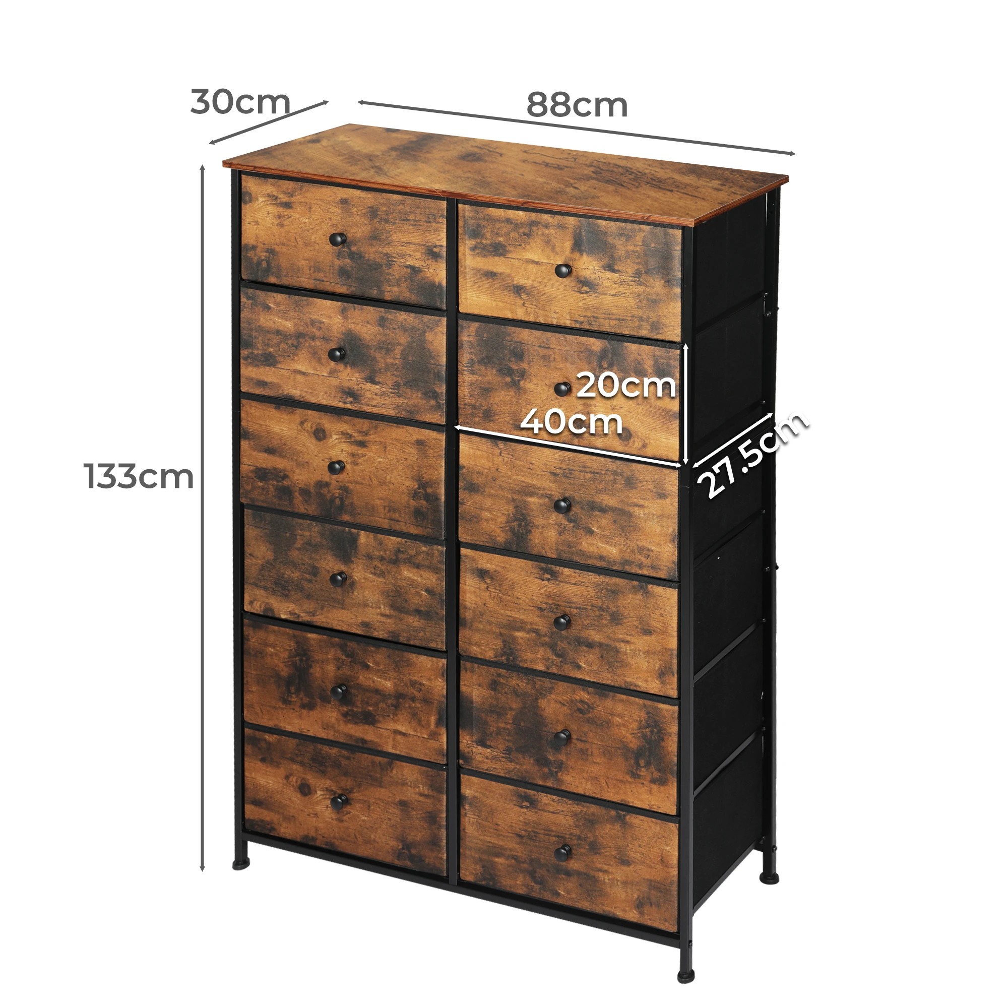 6 Levede 12 Drawersstorage Cabinet, 6 of 7
