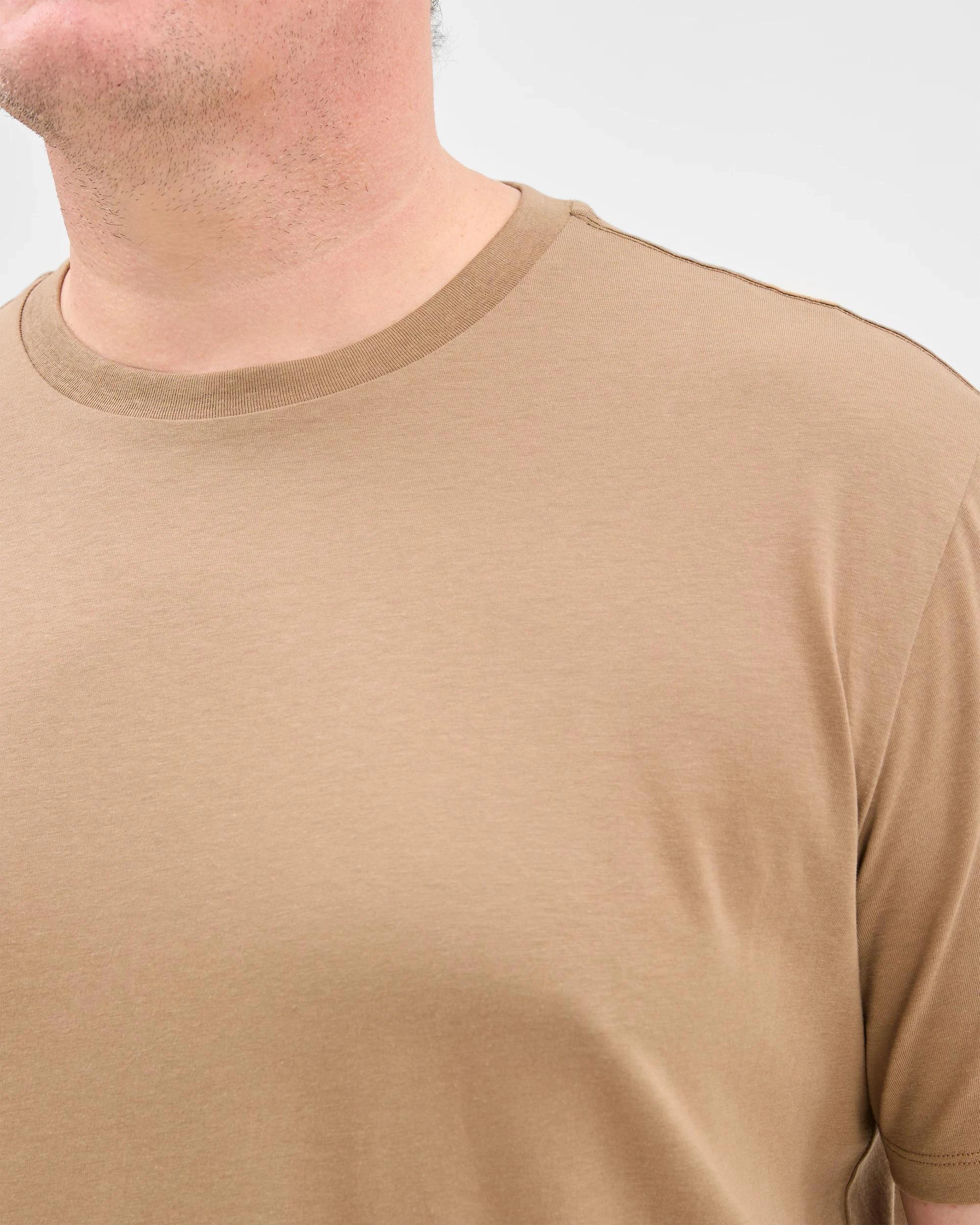 5 Target Man Plus Plus Size Australian Cotton Crew T-Shirt SEPIA, 5 of 5