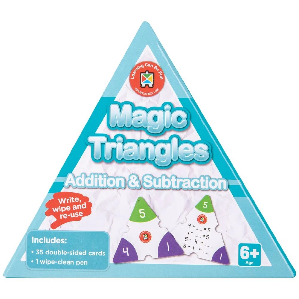 1 Learning Can Be Fun Magic Triangles Addition and Subtraction, 1 of 2