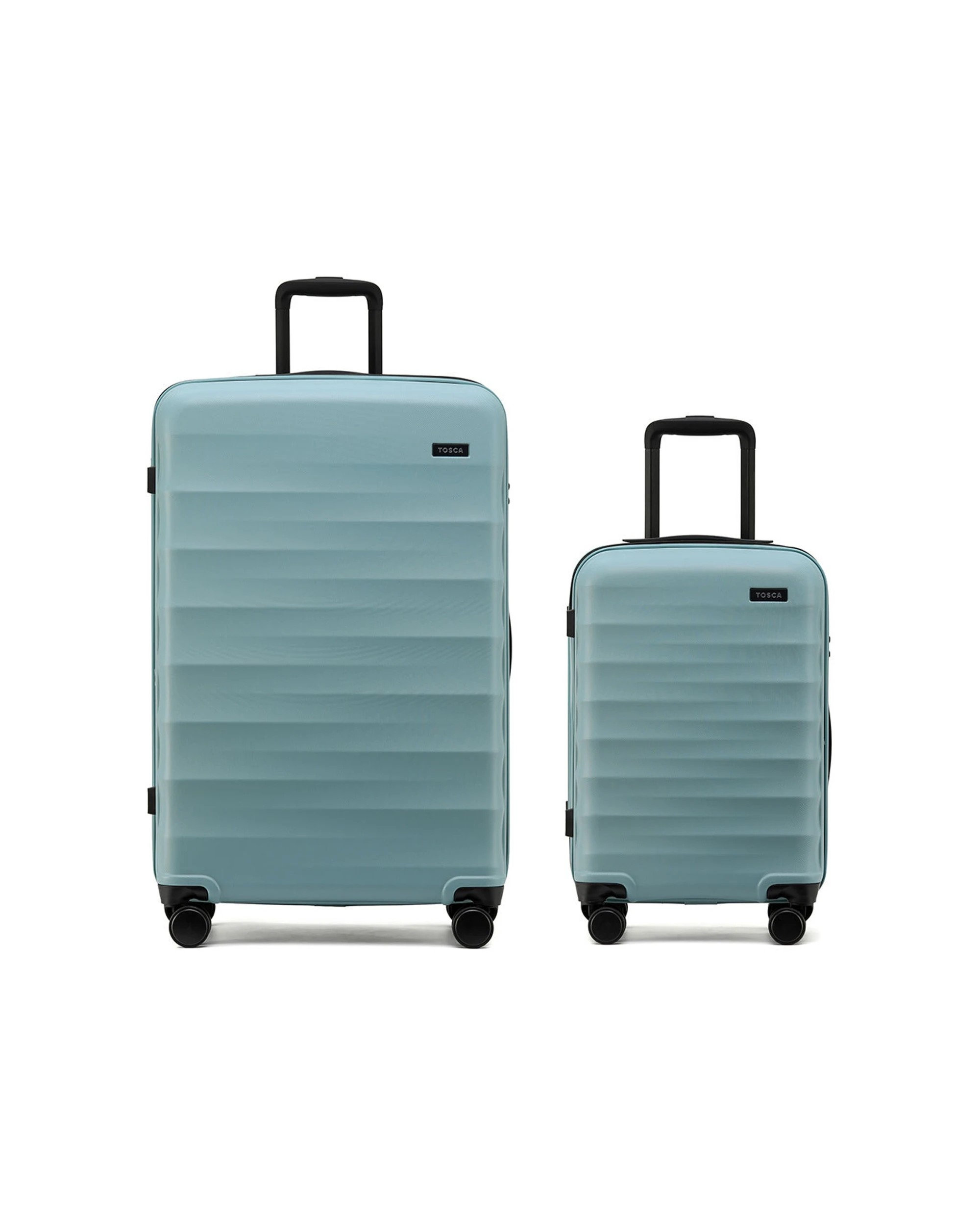 1 Tosca Interstellar 2.0 Hard Shell 20" and 30" Suitcase Luggage Set Ocean - Blue, 1 of 4