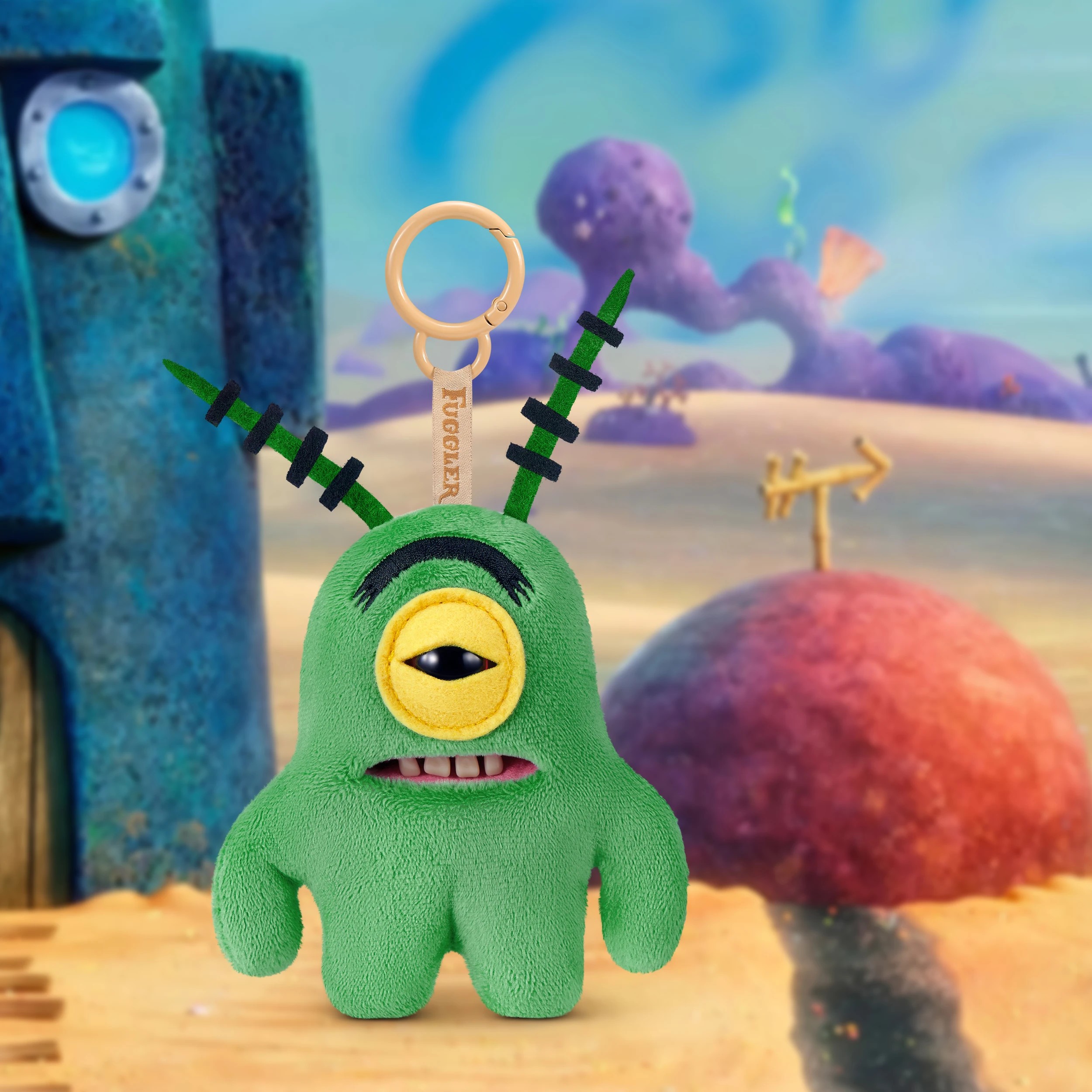 5 Fuggler SpongeBob Keyring - Assorted, 5 of 6