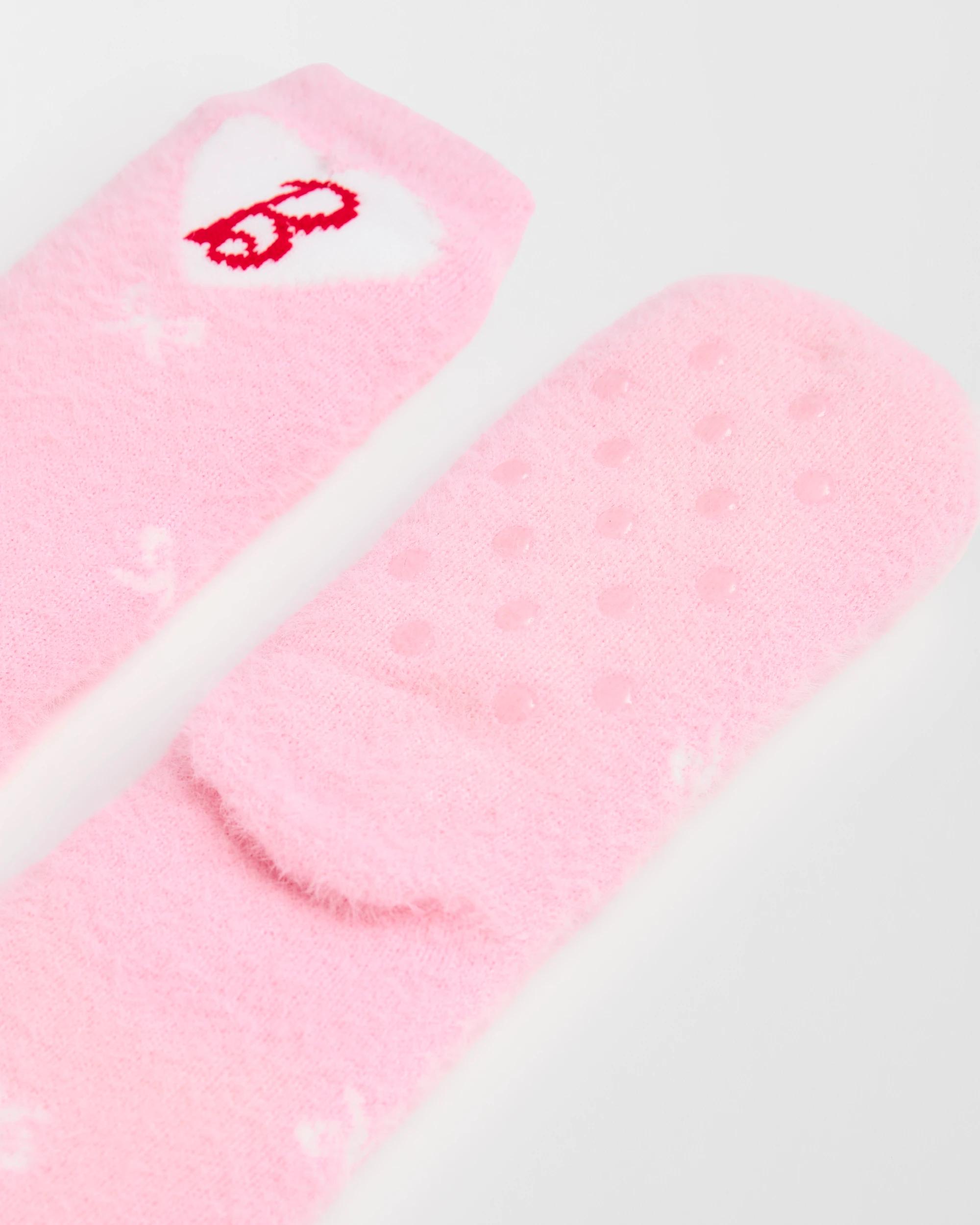 3 Barbie Sherpa Lined Home Socks BARBIE, 3 of 4