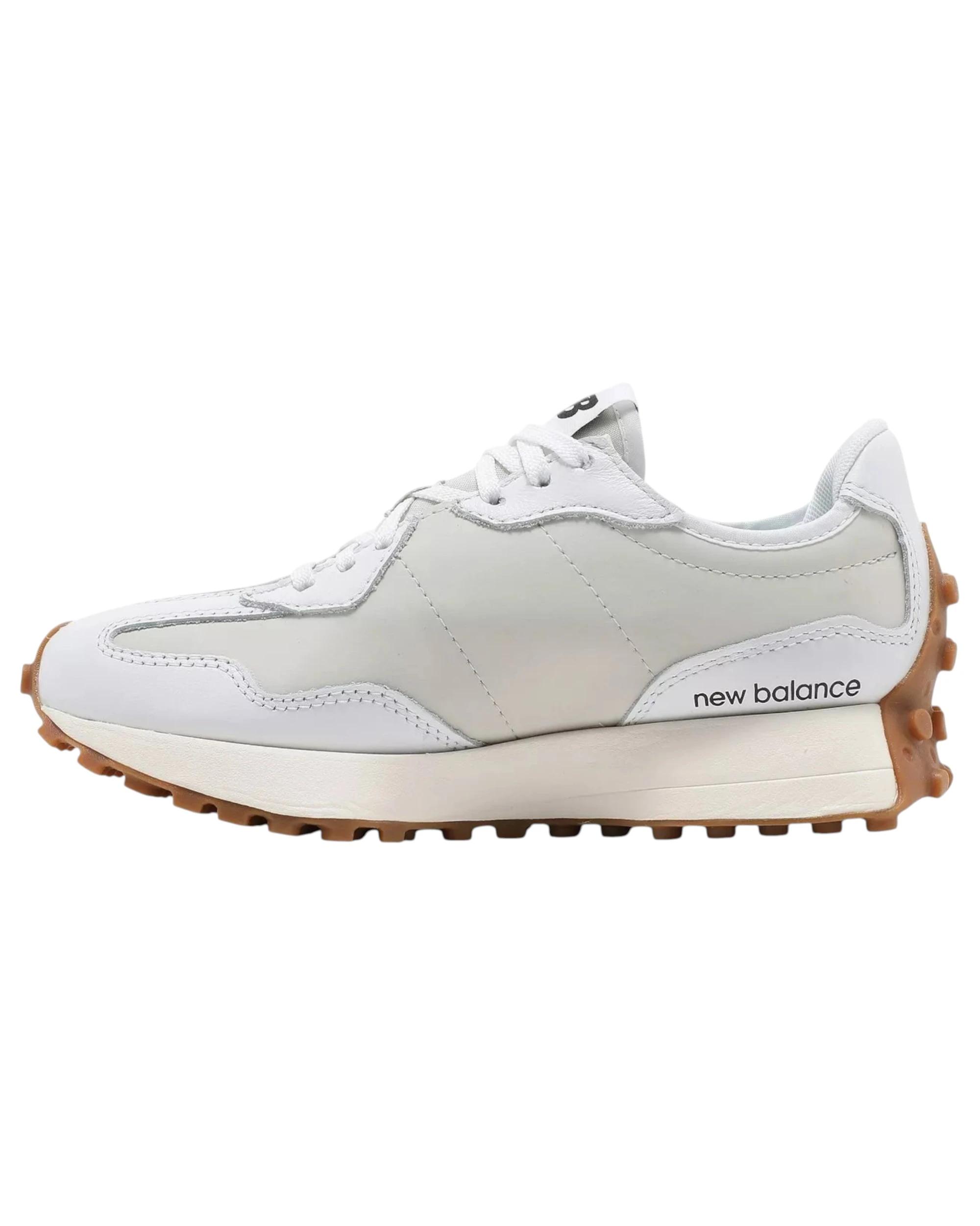 5 New Balance Womens 327 Moonbeam Athletic Shoes WHITE, 5 of 7