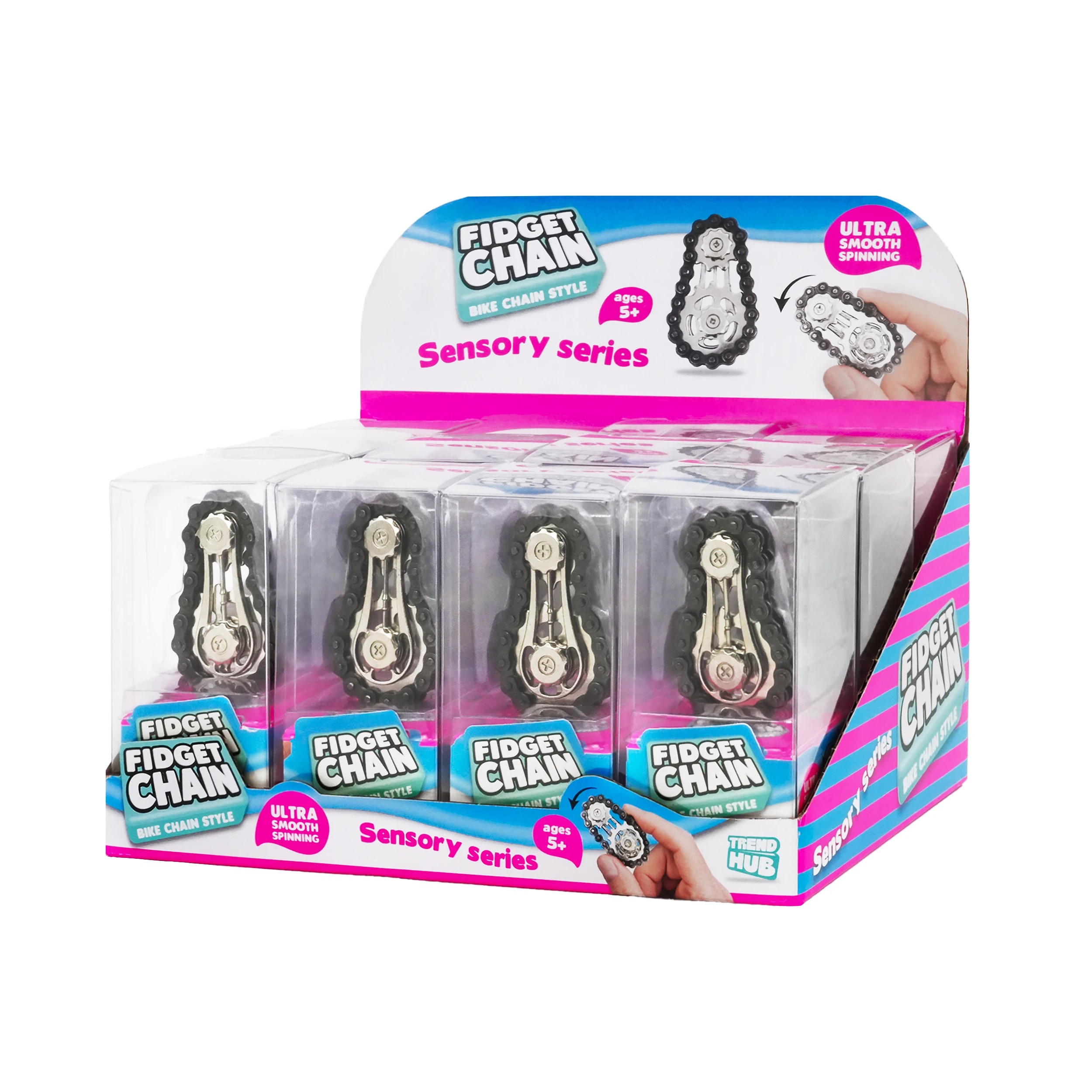 5 Trend Hub Sensory Series Fidget Chain Spinner, 5 of 6