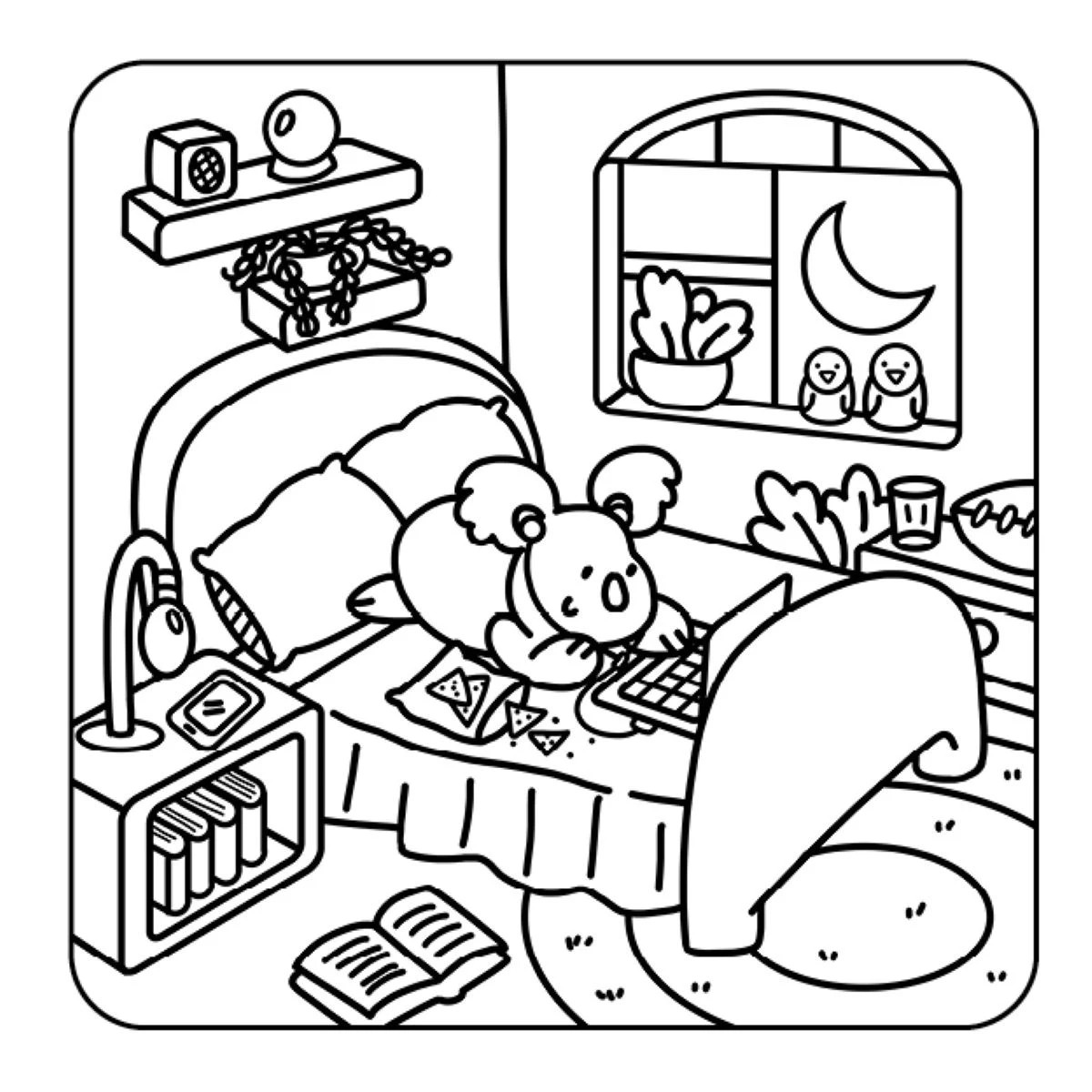 3 Hello Holidays: Cosy Aussie Colouring by R.J. Timmis, 3 of 3