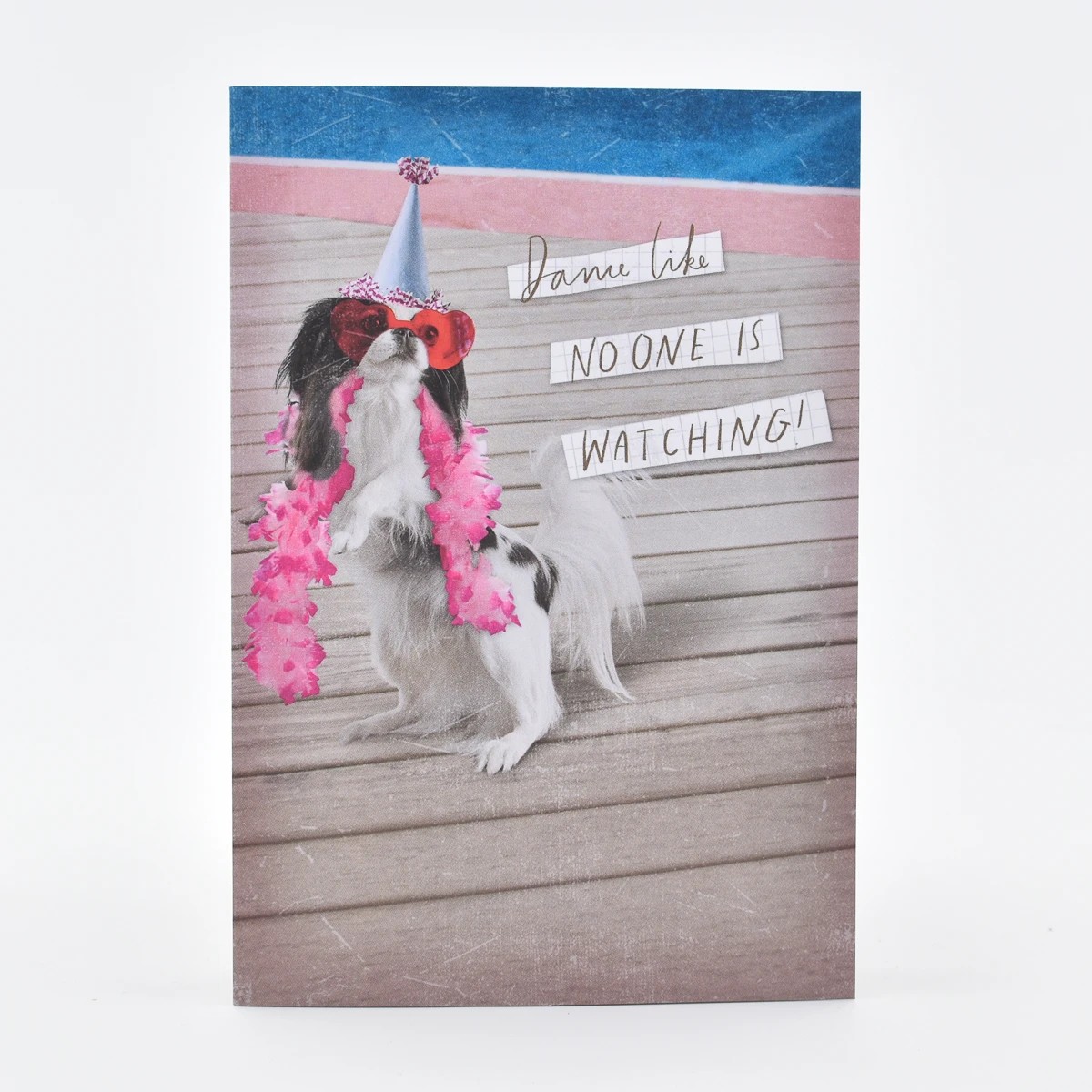 1 Hallmark Birthday Card - Dog with Party Hat, 1 of 3