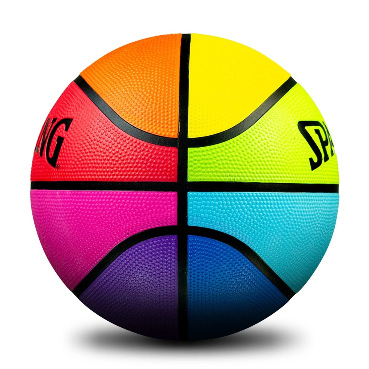 4 Spalding Rainbow Basketball - Size 6, 4 of 4