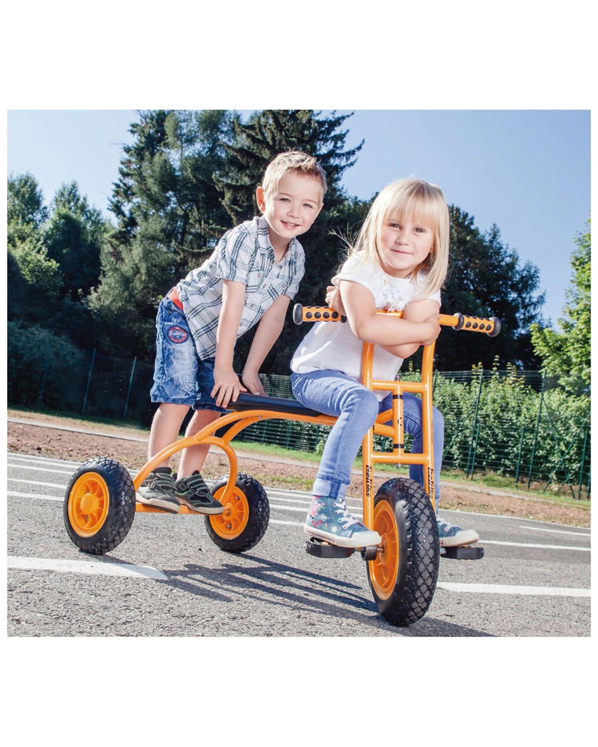 4 TOP-TRIKE Rookie Tricycle - Kids Tricycle - Steel Bike - Educational Toy - Multi, 4 of 7