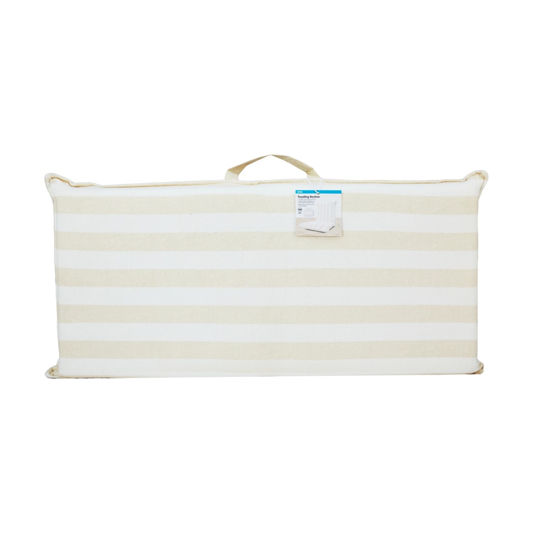 8 Towelling Recliner - Natural Stripe, 8 of 8