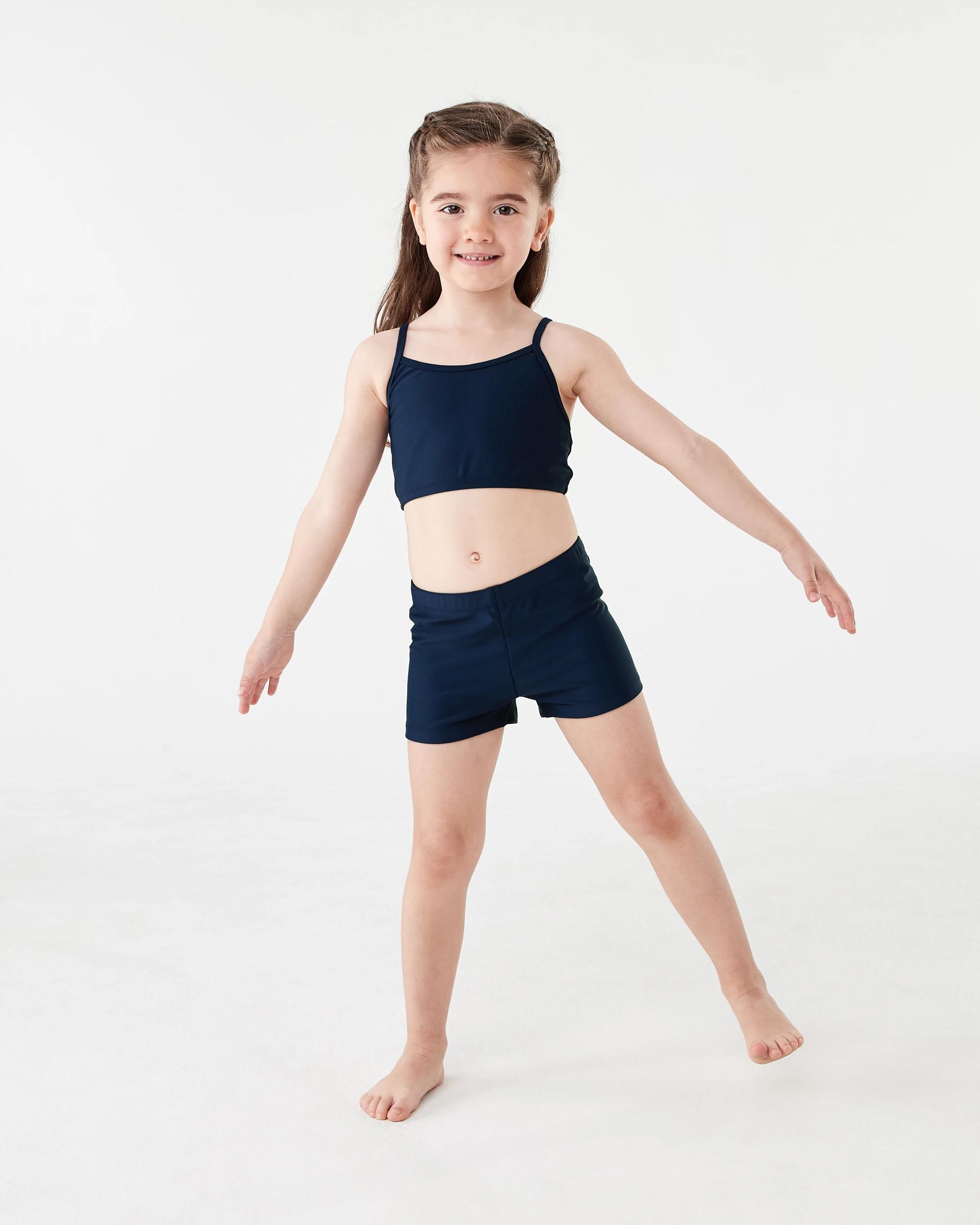 2 3 Piece Short Sleeve Swim Set NAVY OUTLINED DAISY, 2 of 9