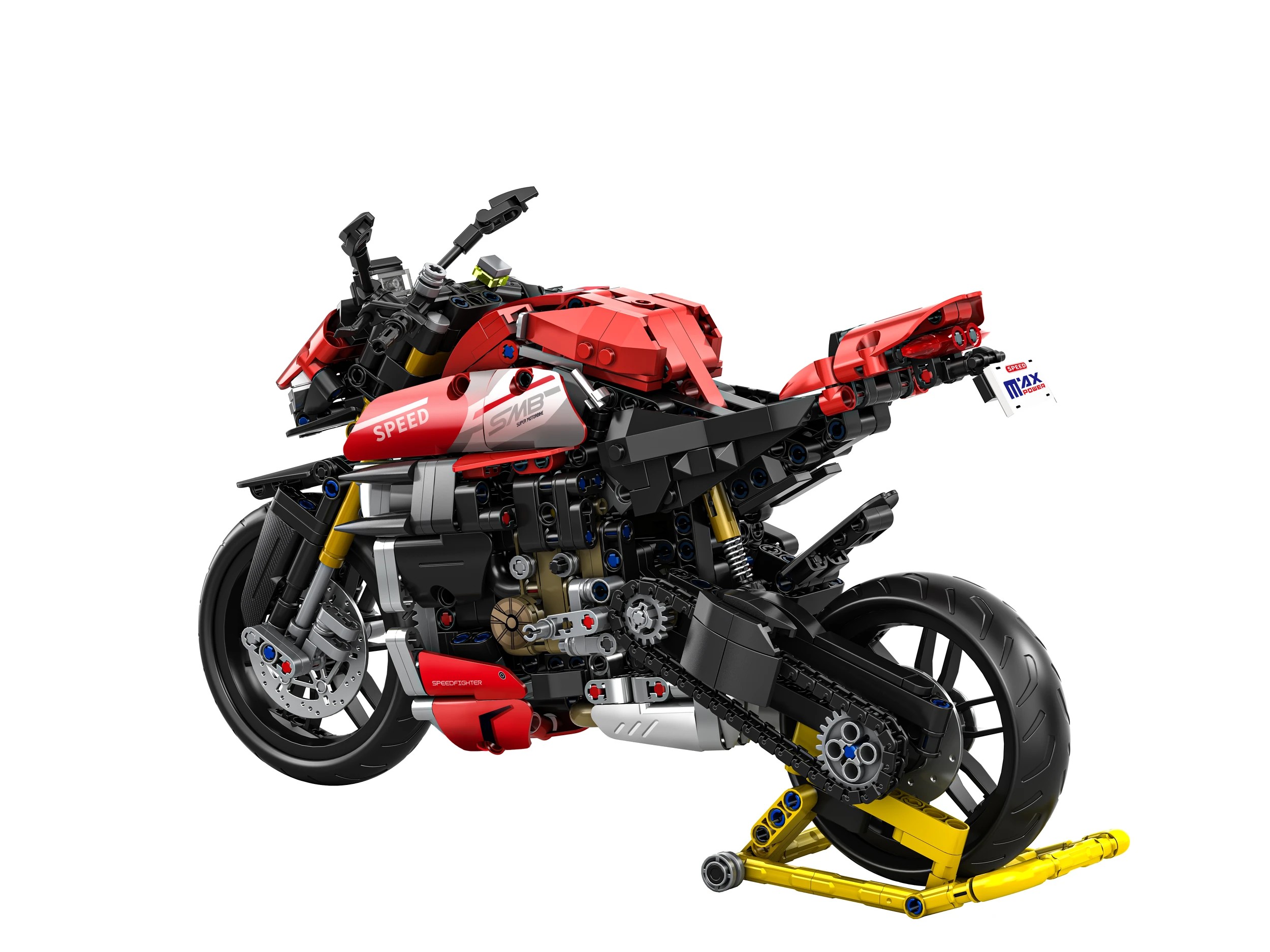 3 963 Piece Mini Blocks Vehicle Series: Motorbike, 3 of 4