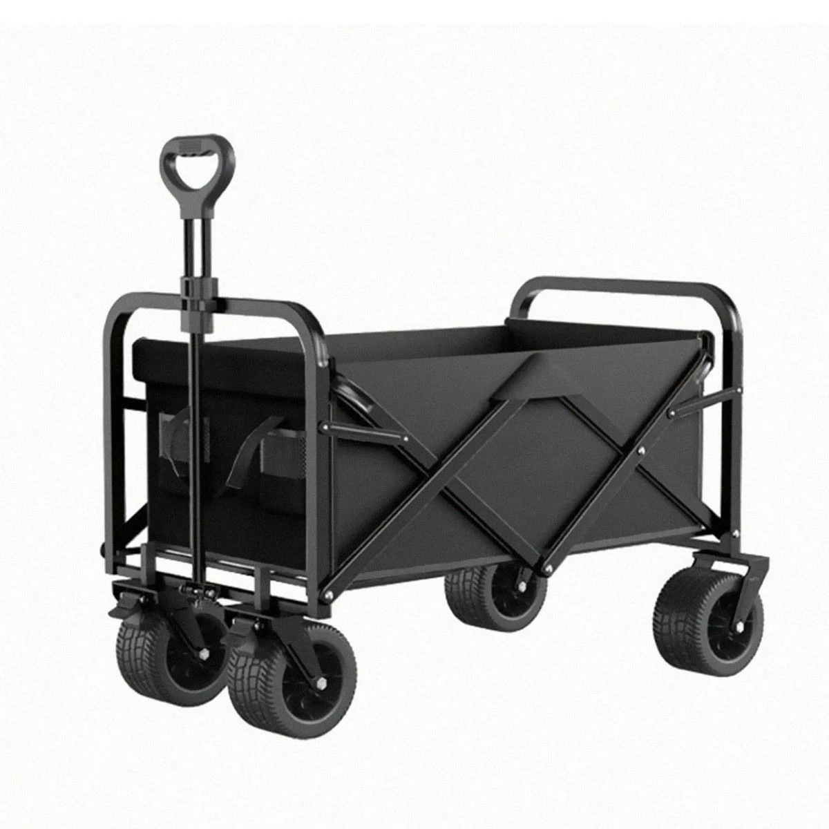 3 Ausway Folding Wagon Cart Beach Picnic Garden Utility Trolley Trailer, 3 of 7