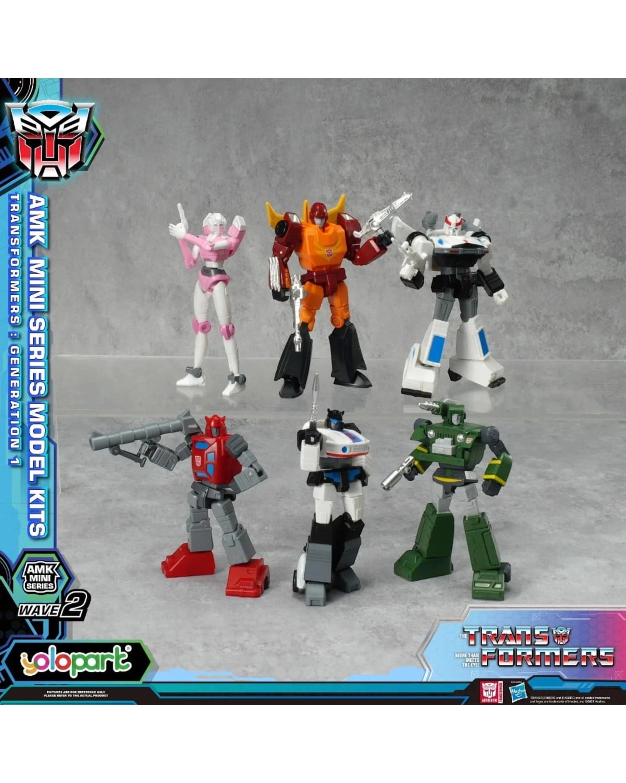 2 Transformers Generation 1 AMK Mini Series Wave 2 Model Kit Blind Box, 2 of 10