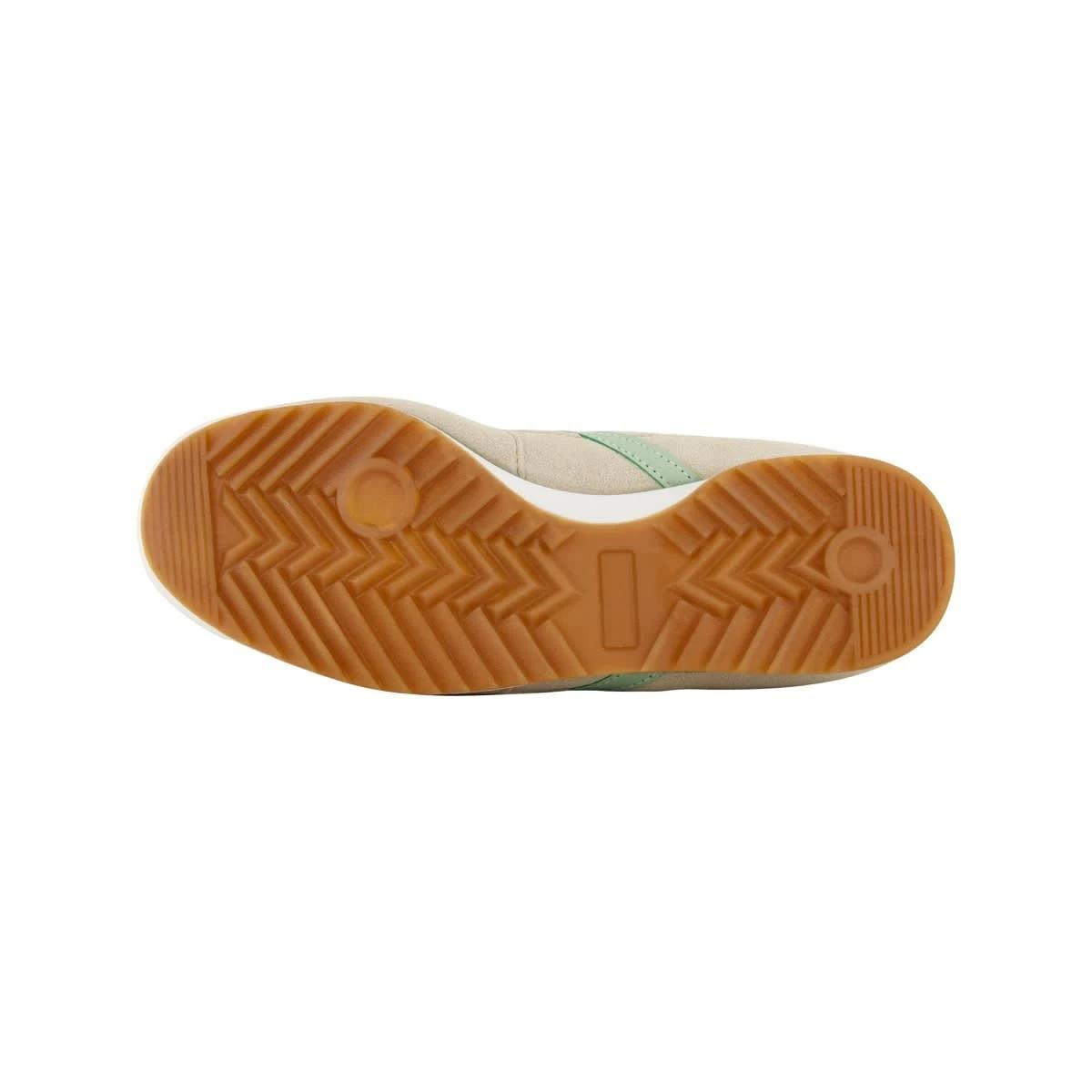 4 Retro Nylon Sneakers CREAM, 4 of 5