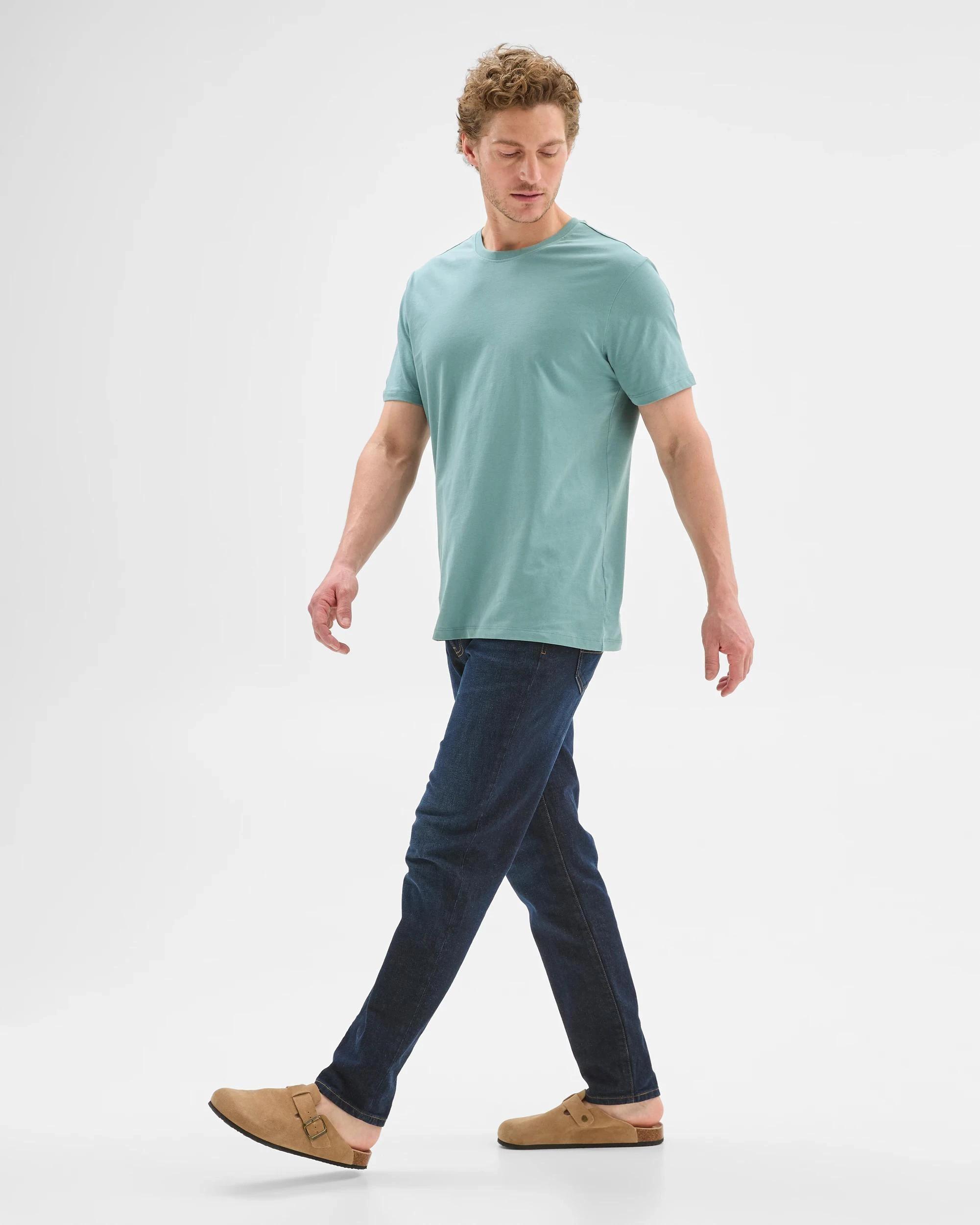 4 Target Australian Cotton Crew T-Shirt TEAL, 4 of 5