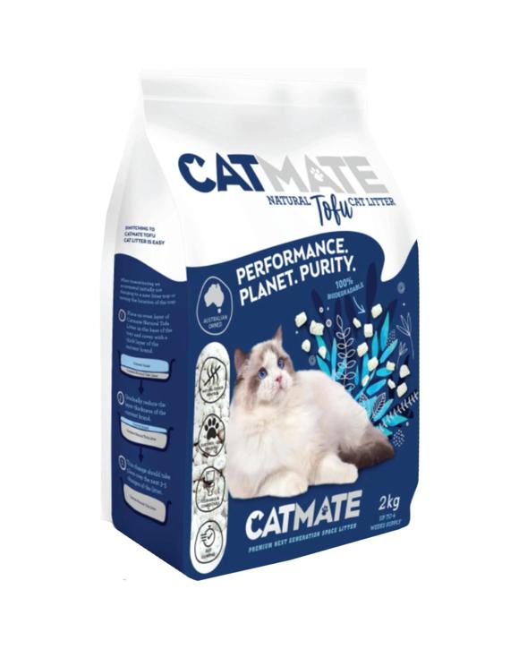 Catmate Natural Tofu Premium Biodegradable Cat Litter 2kg