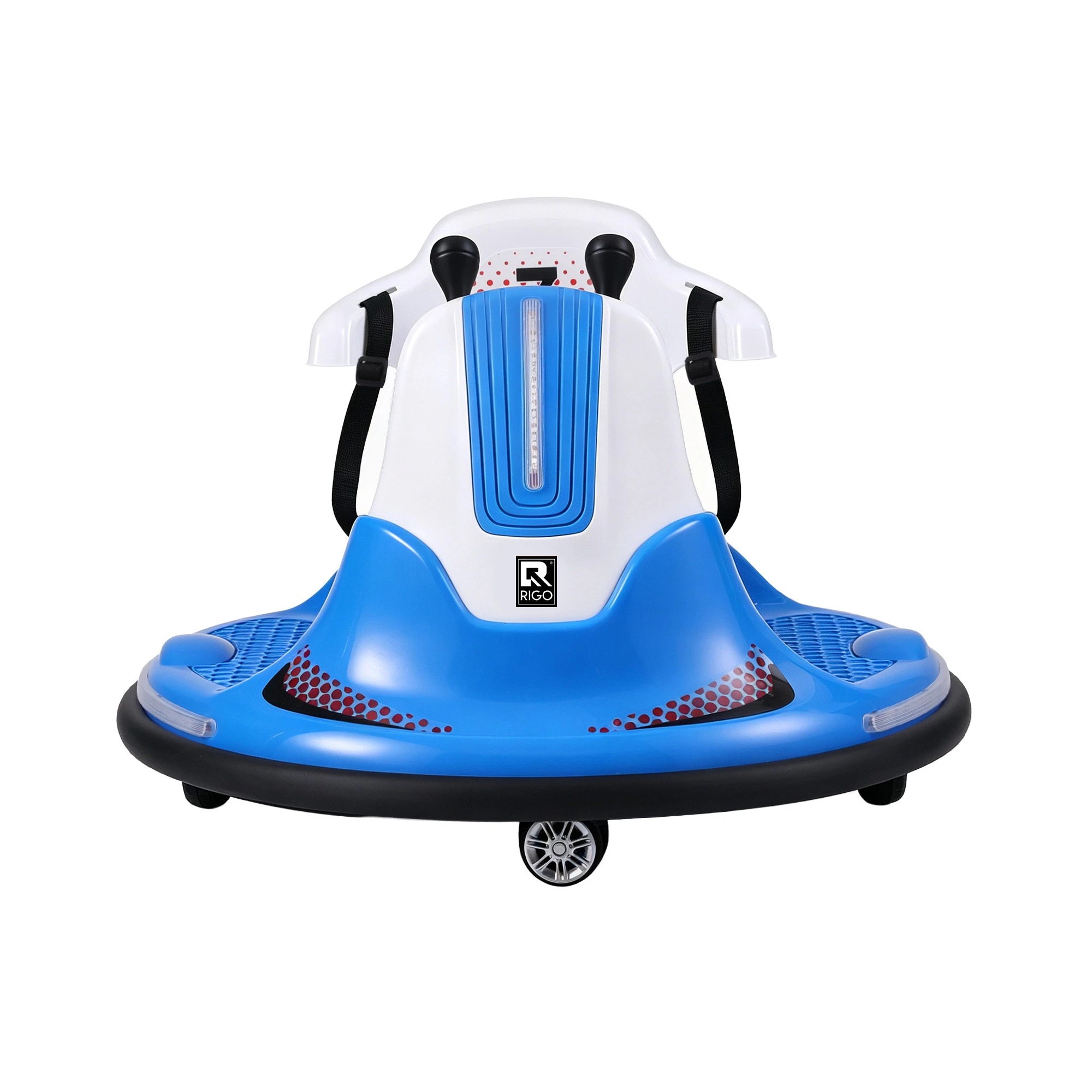 3 Rigo Ride on Cars Kids Bumper 12V Ride on Toy Toddler Remote Control - Blue, 3 of 10