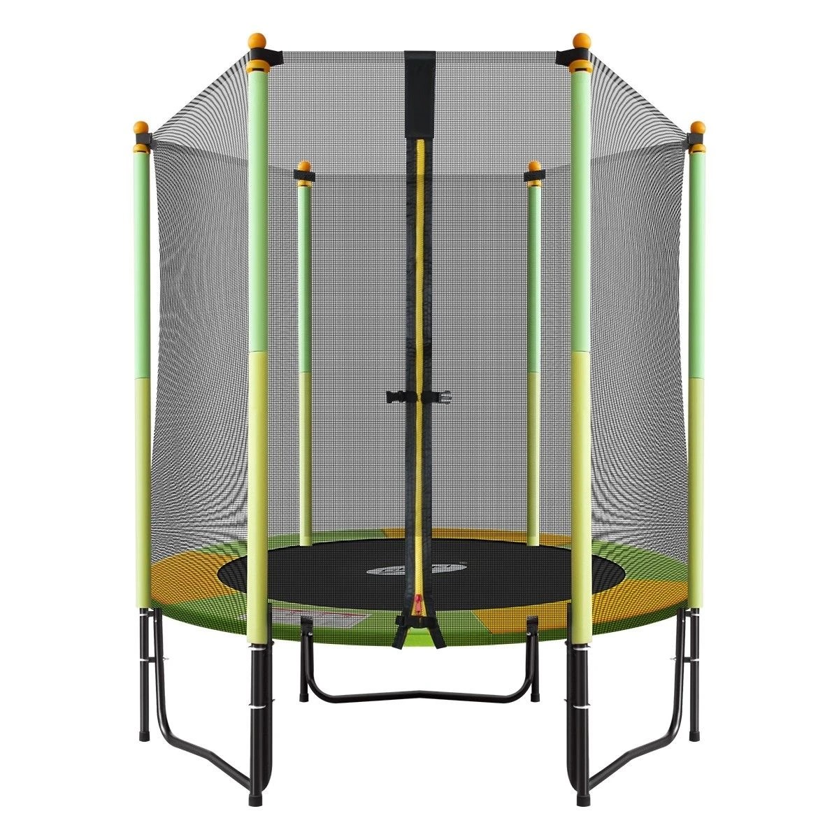 1 Genki 55 inch  Round Outdoor Indoor Mini Trampoline - Multi, 1 of 1
