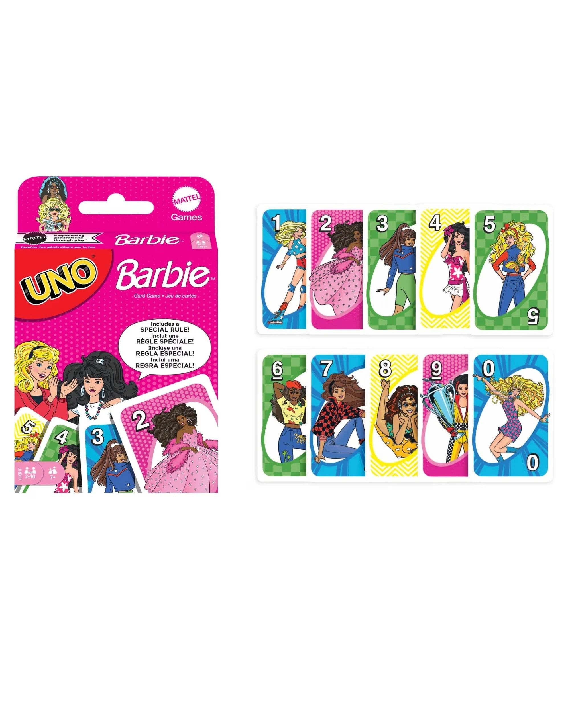 2 UNO Barbie Card Game, 2 of 7