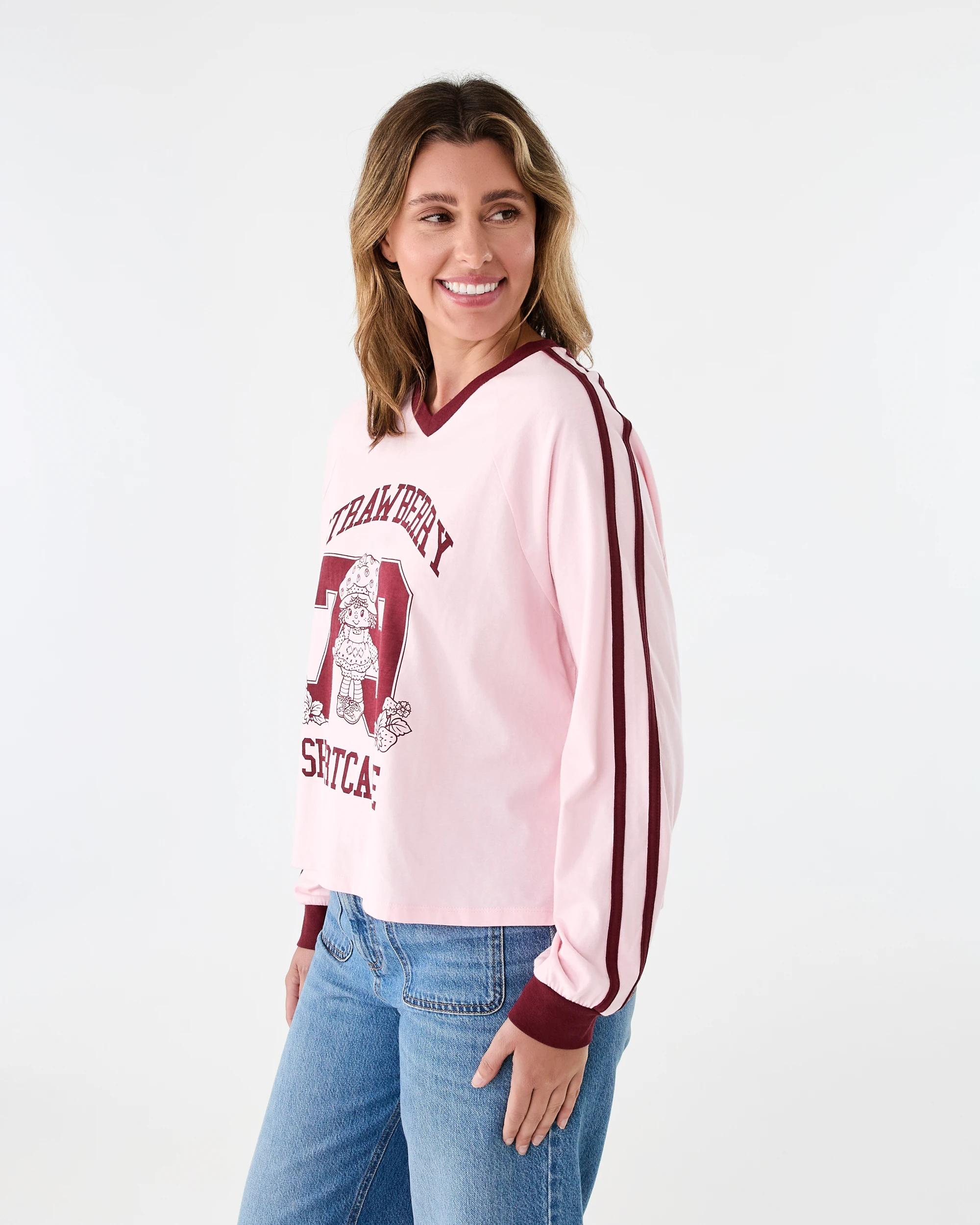 2 Strawberry Shortcake License Long Sleeve Print T-shirt Stbcake, 2 of 7