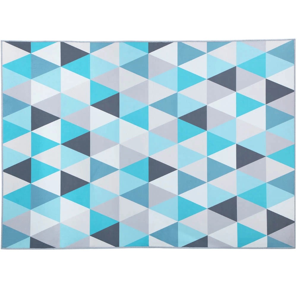 1 Artiss Floor Rug 200x290 Mat Carpet Short Pile Tria - Multi, 1 of 7