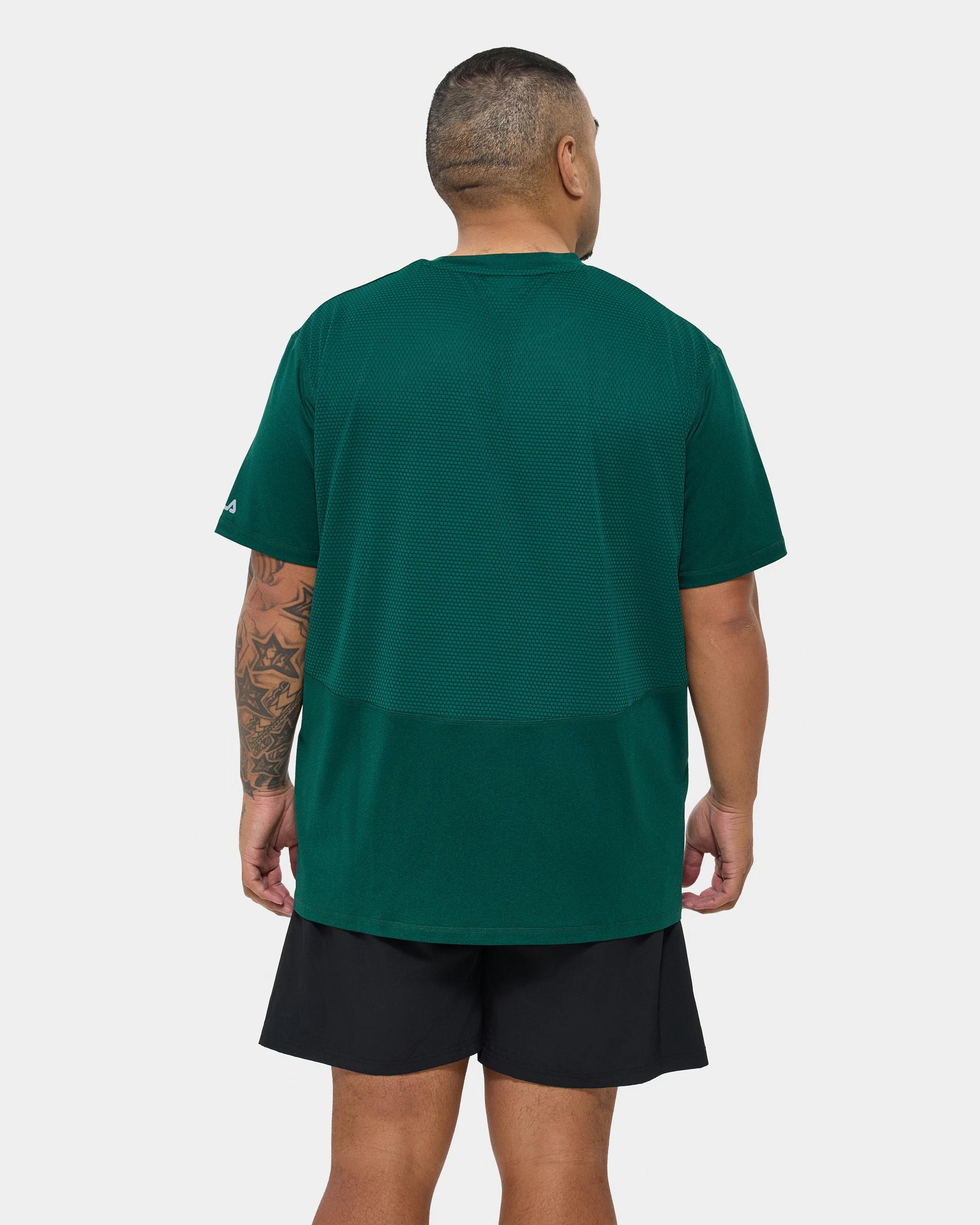 3 Kayden Quick Dry Active Plus T-shirt - Fila GREEN, 3 of 7