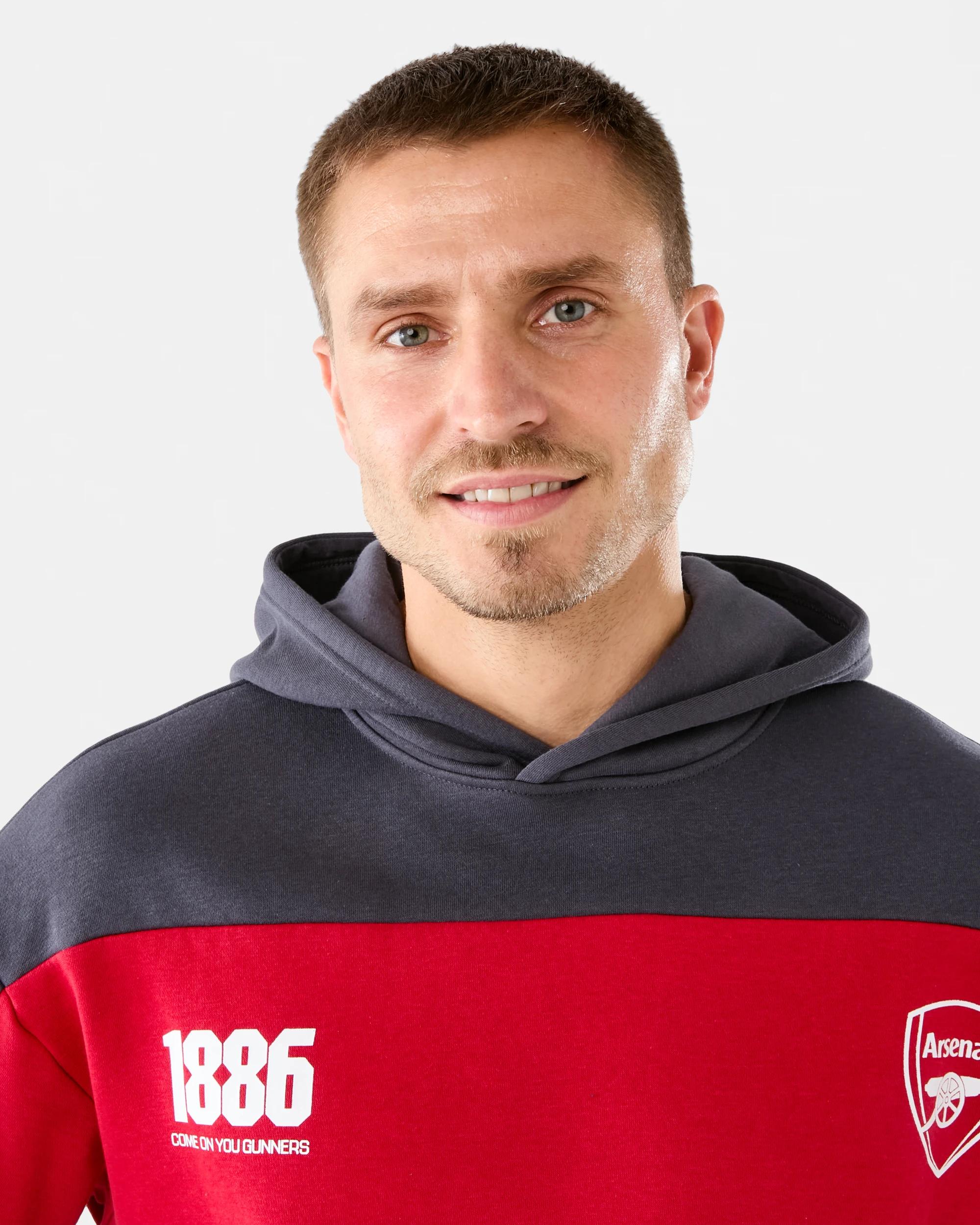3 Official EPL Adult Hoodie Arsenal, 3 of 7