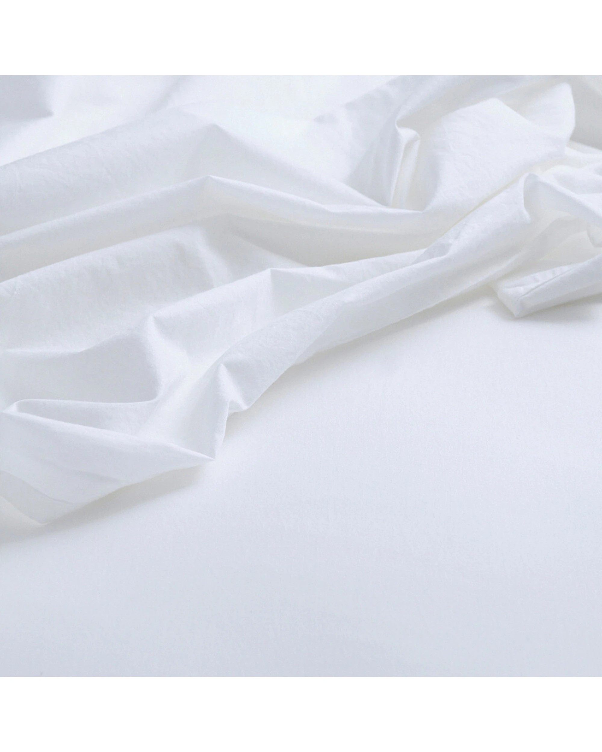 2 Canningvale Vintage Softwash 100 Percent Cotton Sheet Set - King Single Bed - White, 2 of 3