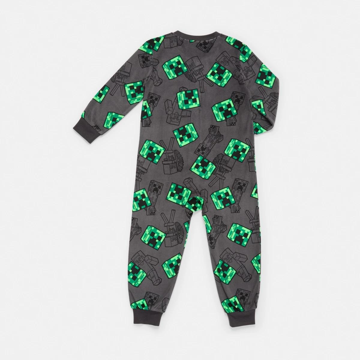 7 Minecraft License All-In-One Sleepsuit Minecraft, 7 of 9