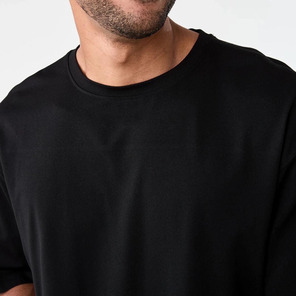5 Active Mens Oversized Training T-shirt BLACK, 5 of 6