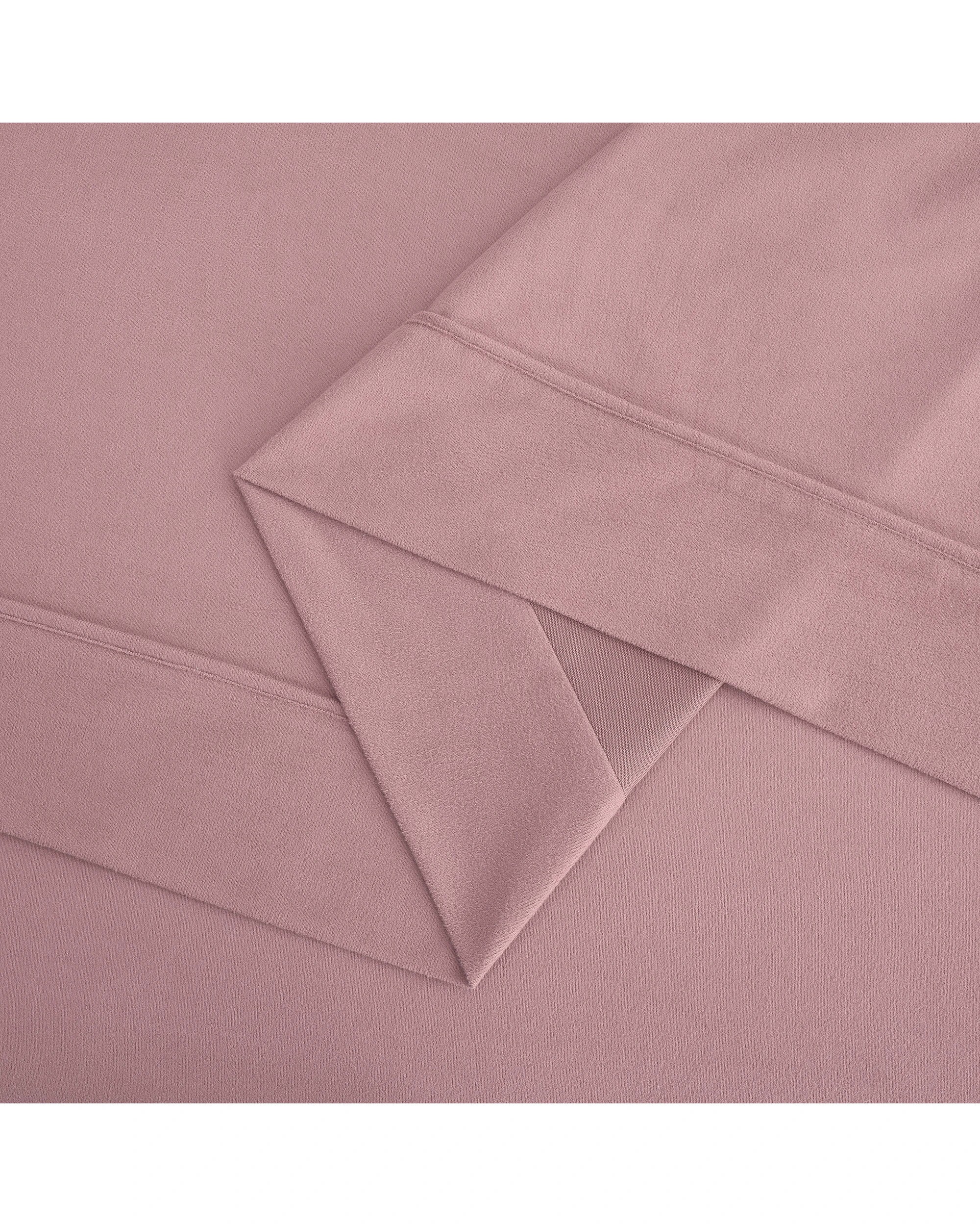 6 Dreamaker Micro Flannel Sheet Set - Queen Bed - Pink Pearl, 6 of 9