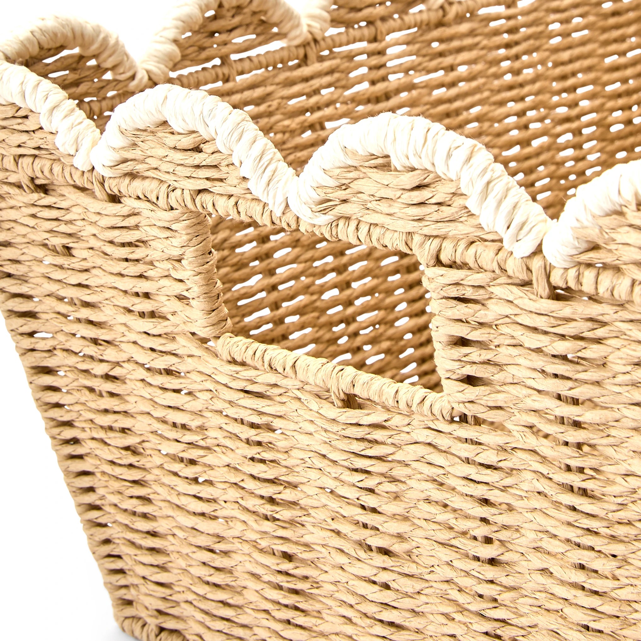 6 Wave Paper Rope Basket - Medium, 6 of 6