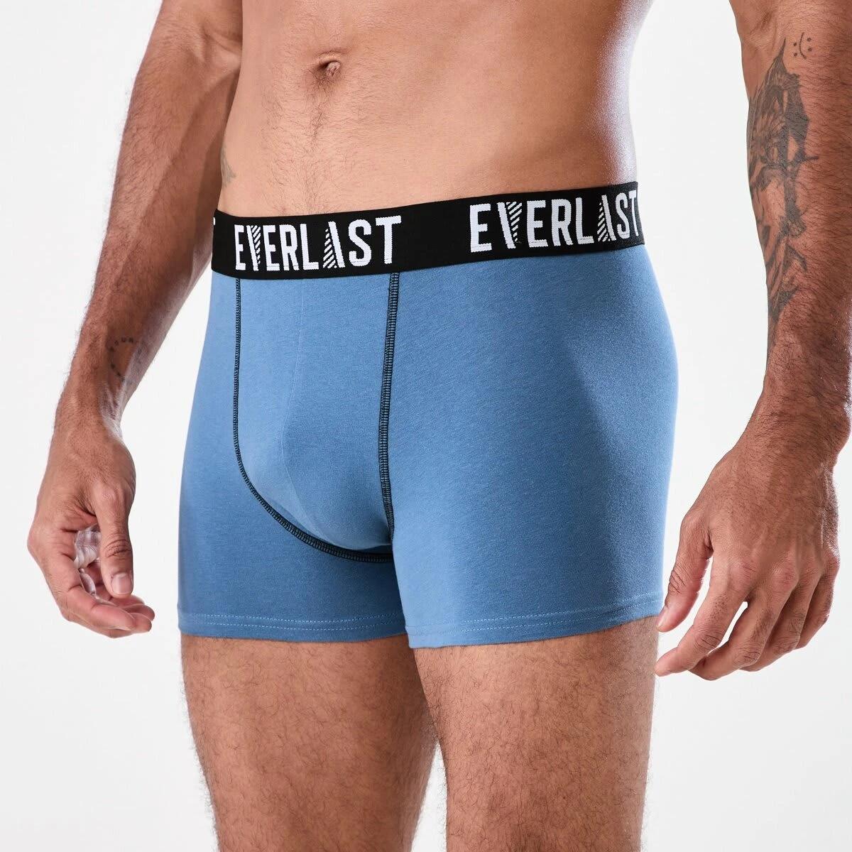 5 3 Pack Everlast Mens Workwear Trunks BLUE CAMO, 5 of 7