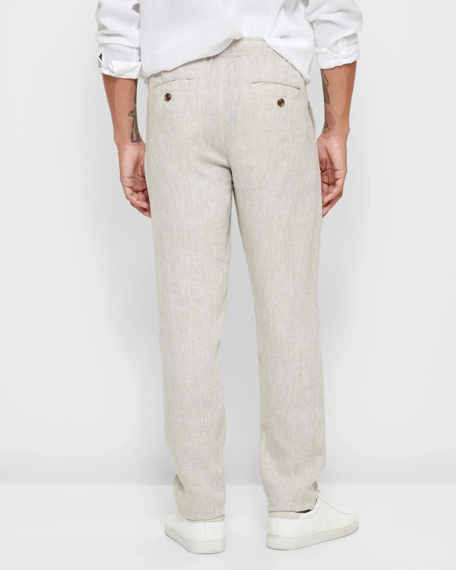 4 Target European Linen Pants NEUTRAL, 4 of 5