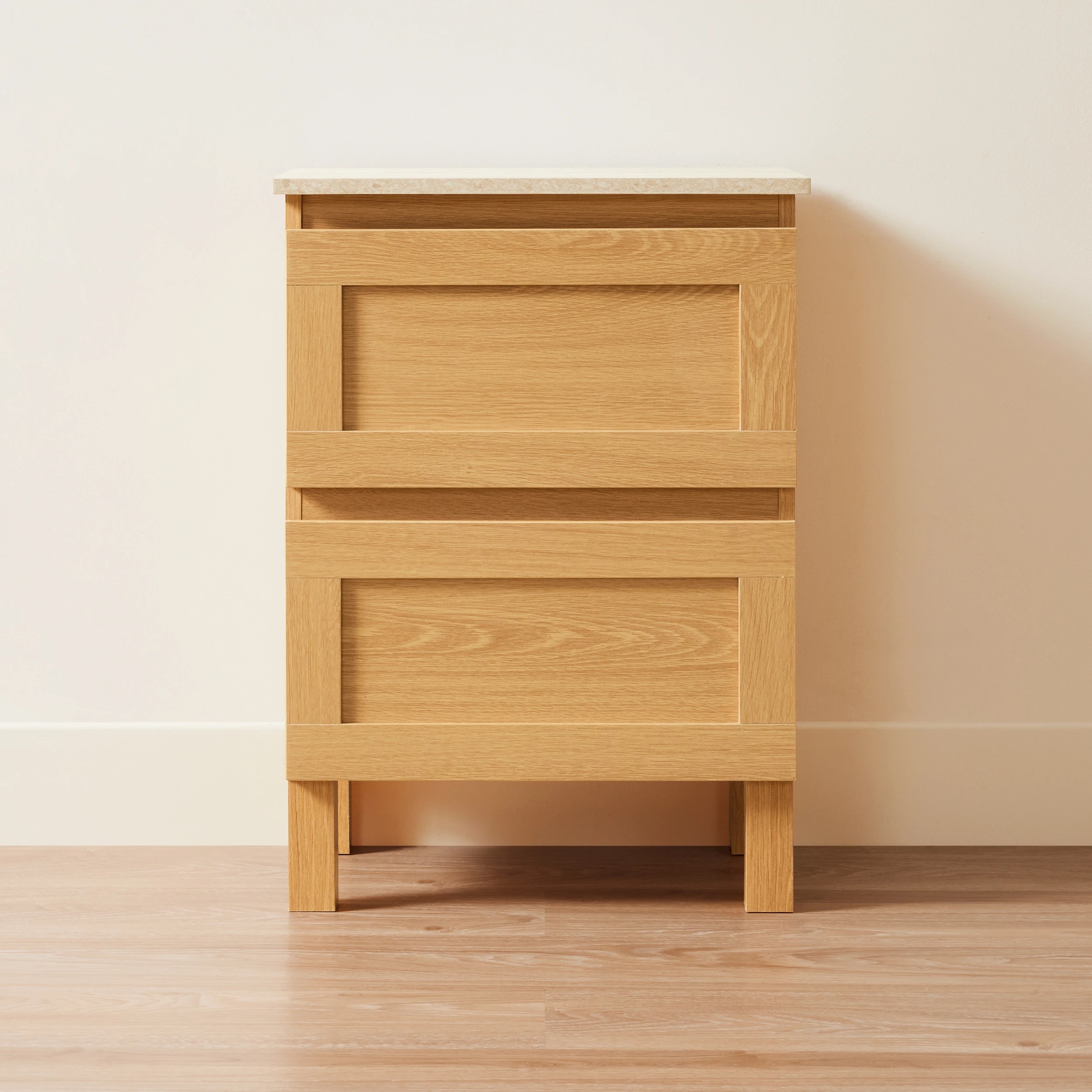 2 Bailey Bedside Table - Oak Look, 2 of 7