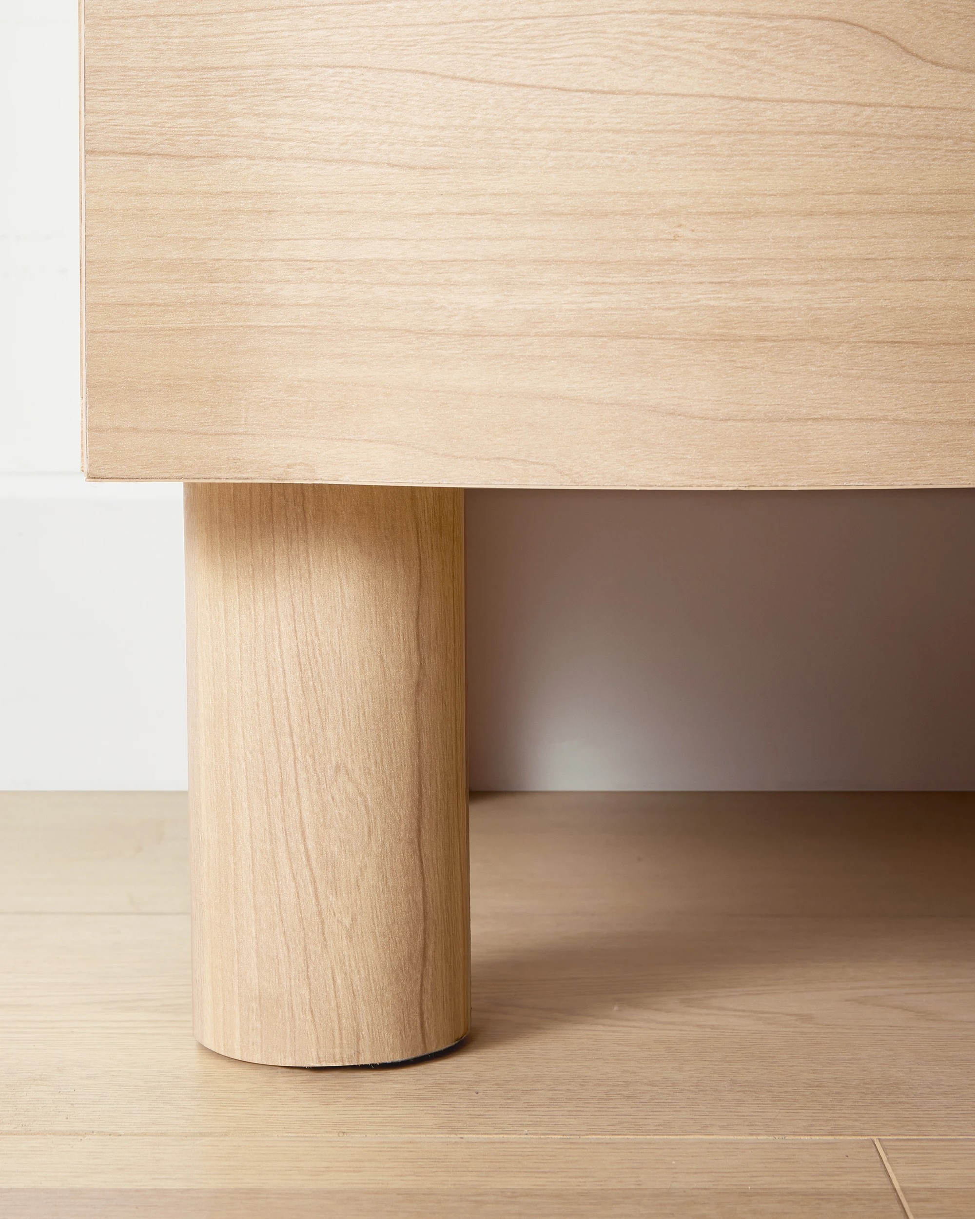 6 Ripple 3 Drawer Chest - Light Oak, 6 of 6
